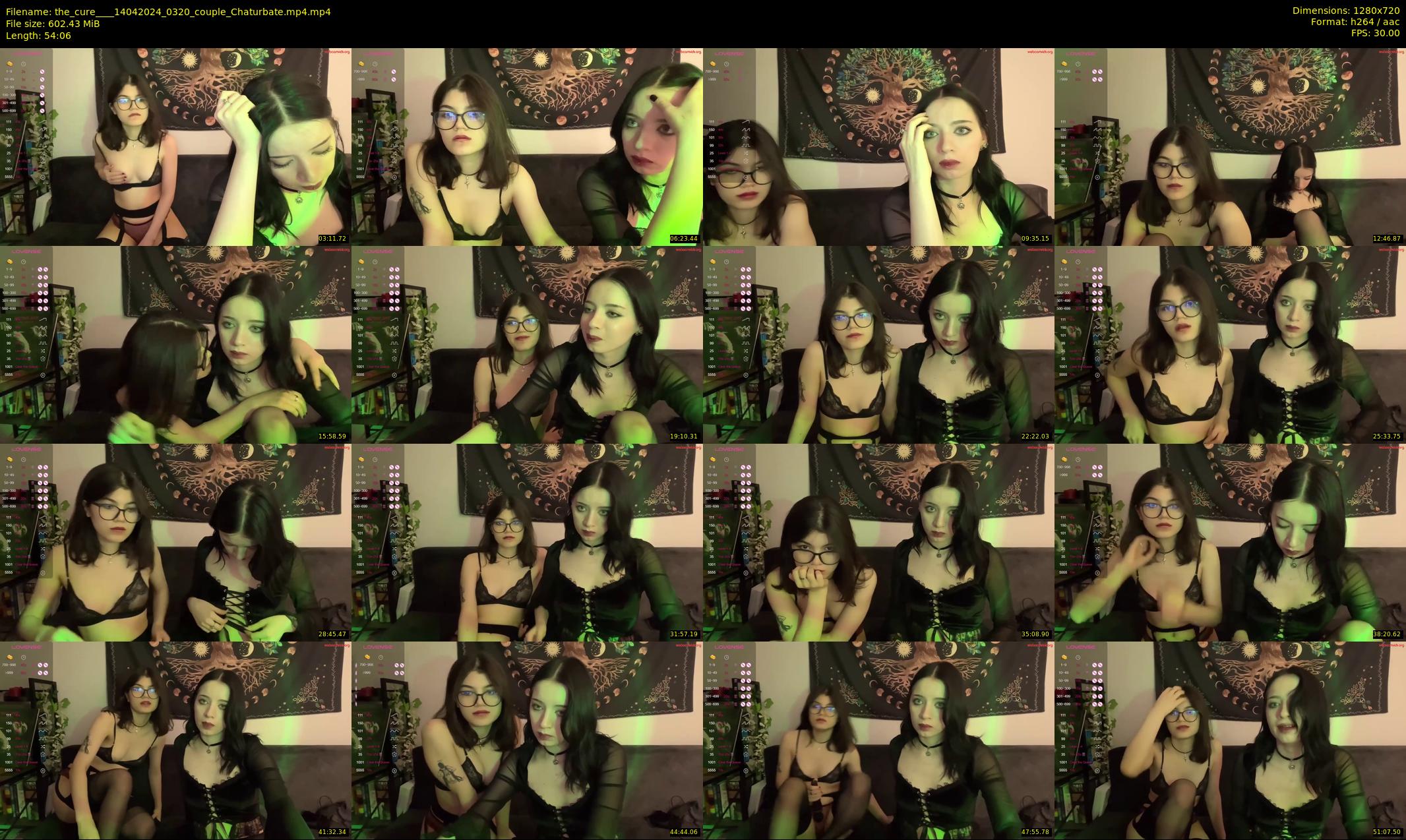 the_cure___ — 55 minute Chaturbate couple cam show recording, 720p, Apr 14, 2024