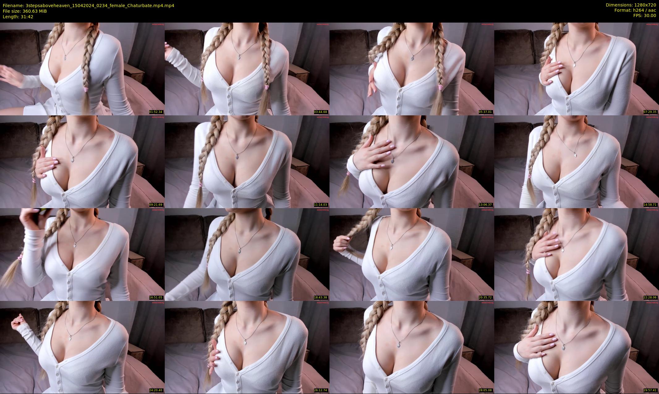3stepsaboveheaven — 32 minute Chaturbate female cam show recording, 720p, Apr 15, 2024