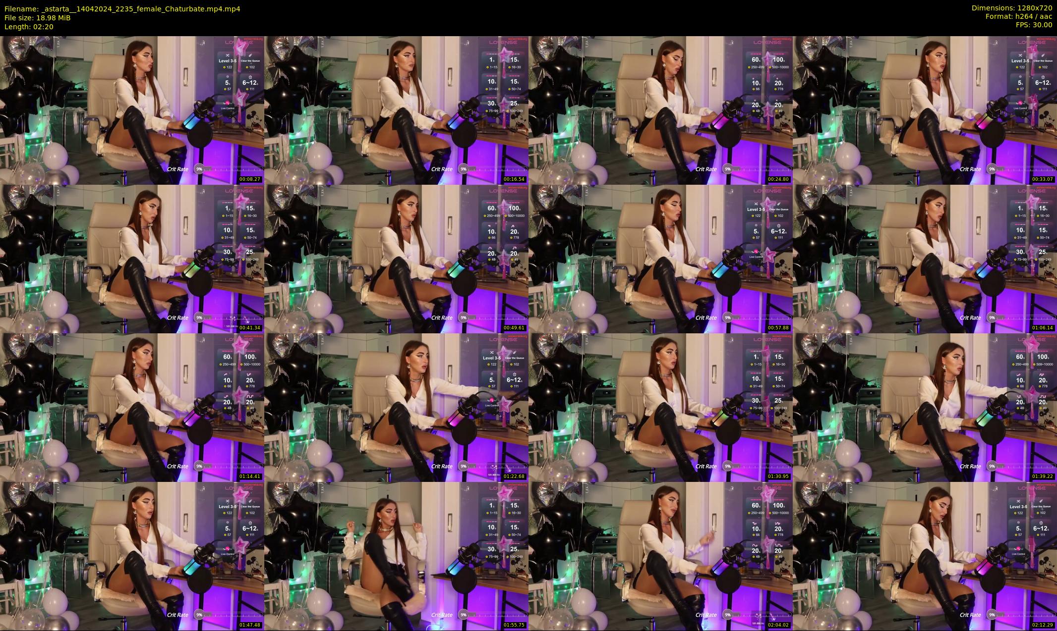 _astarta_ — 3 minute Chaturbate female cam show recording, 720p, Apr 14, 2024