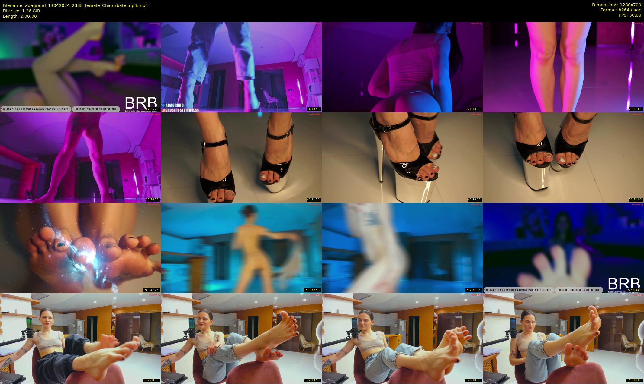adagrand — 120 minute Chaturbate female cam show recording, 720p, Apr 14, 2024