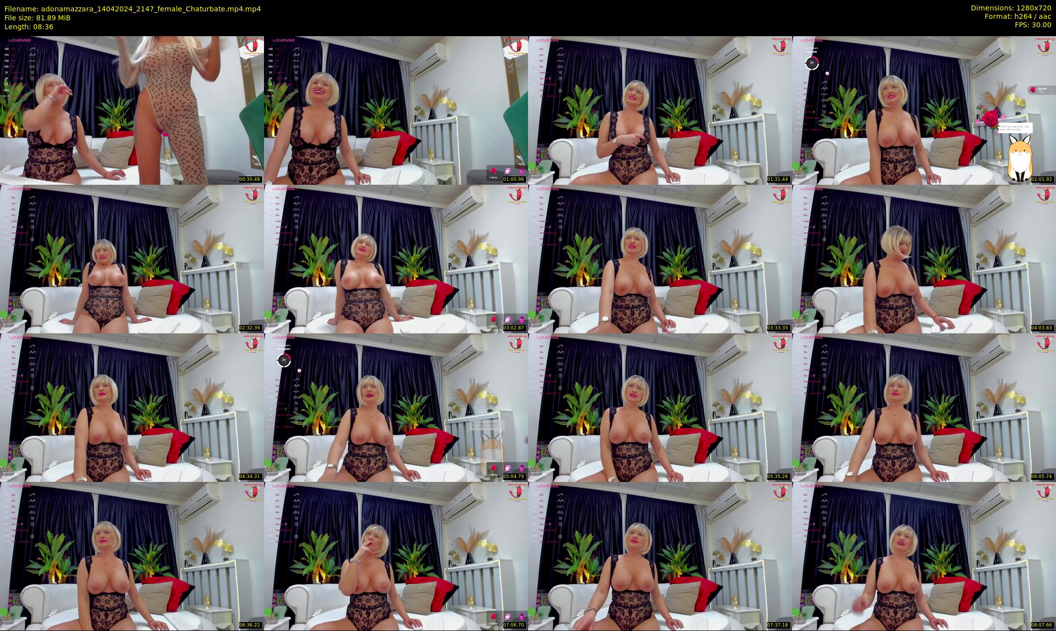adonamazzara — 9 minute Chaturbate female cam show recording, 720p, Apr 14, 2024