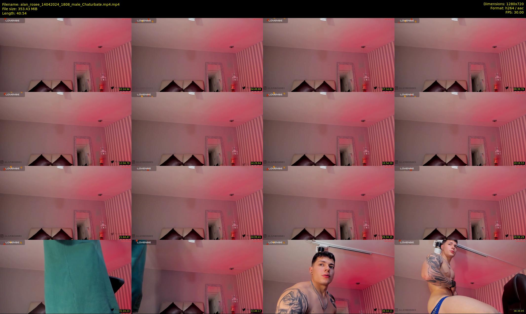 alan_rosee — 41 minute Chaturbate male cam show recording, 720p, Apr 14, 2024