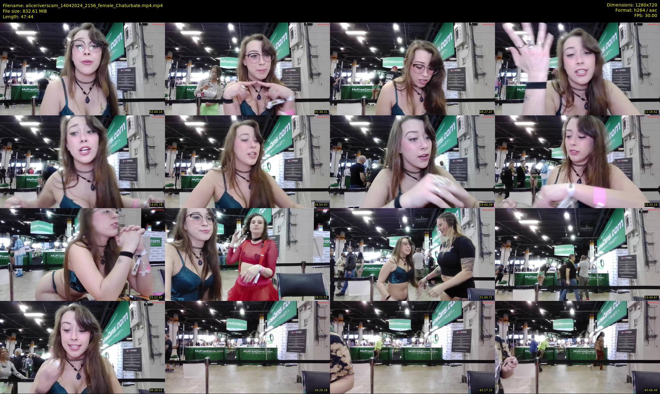 aliceriverscam — 48 minute Chaturbate female cam show recording, 720p, Apr 14, 2024
