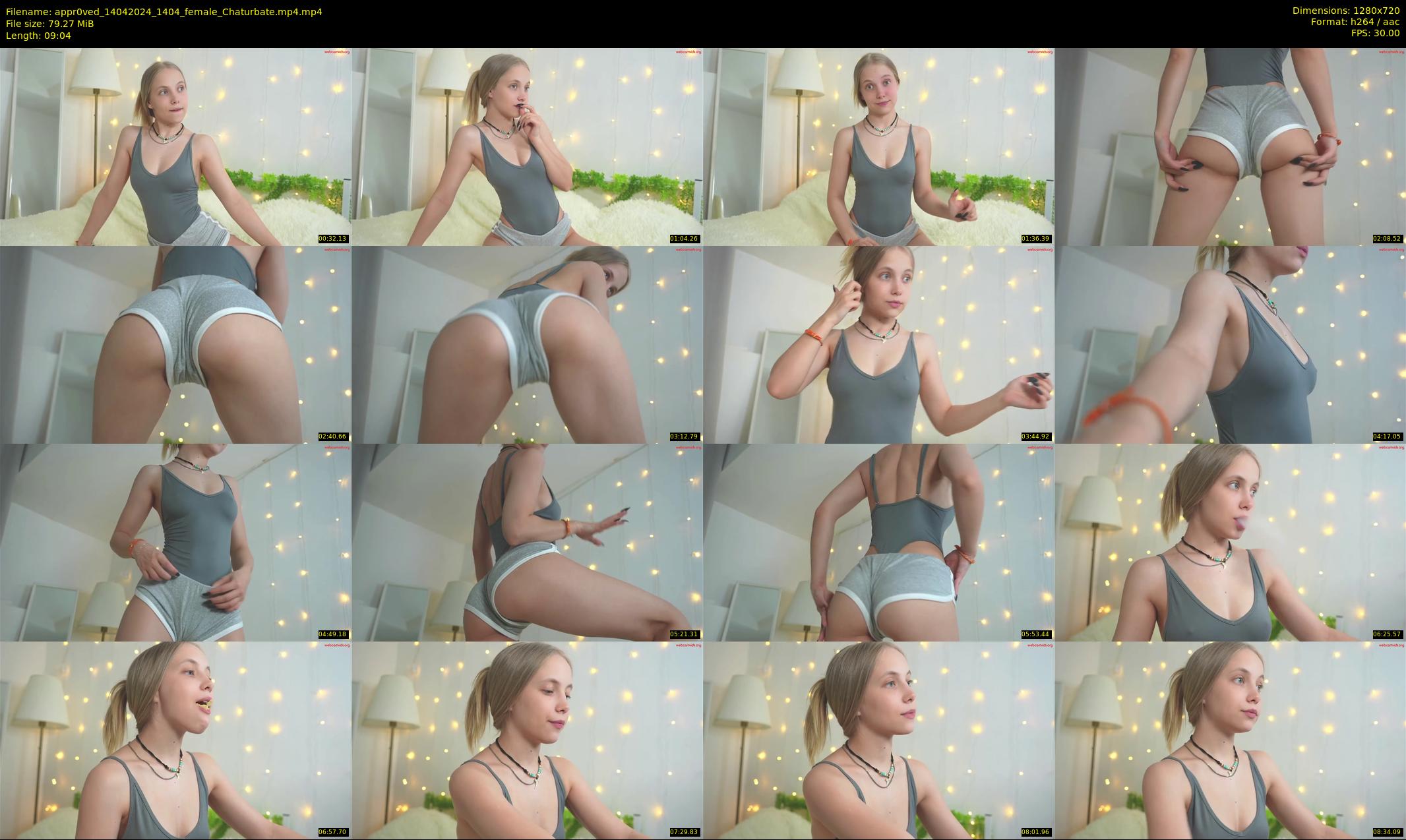 appr0ved — 10 minute Chaturbate female cam show recording, 720p, Apr 14, 2024