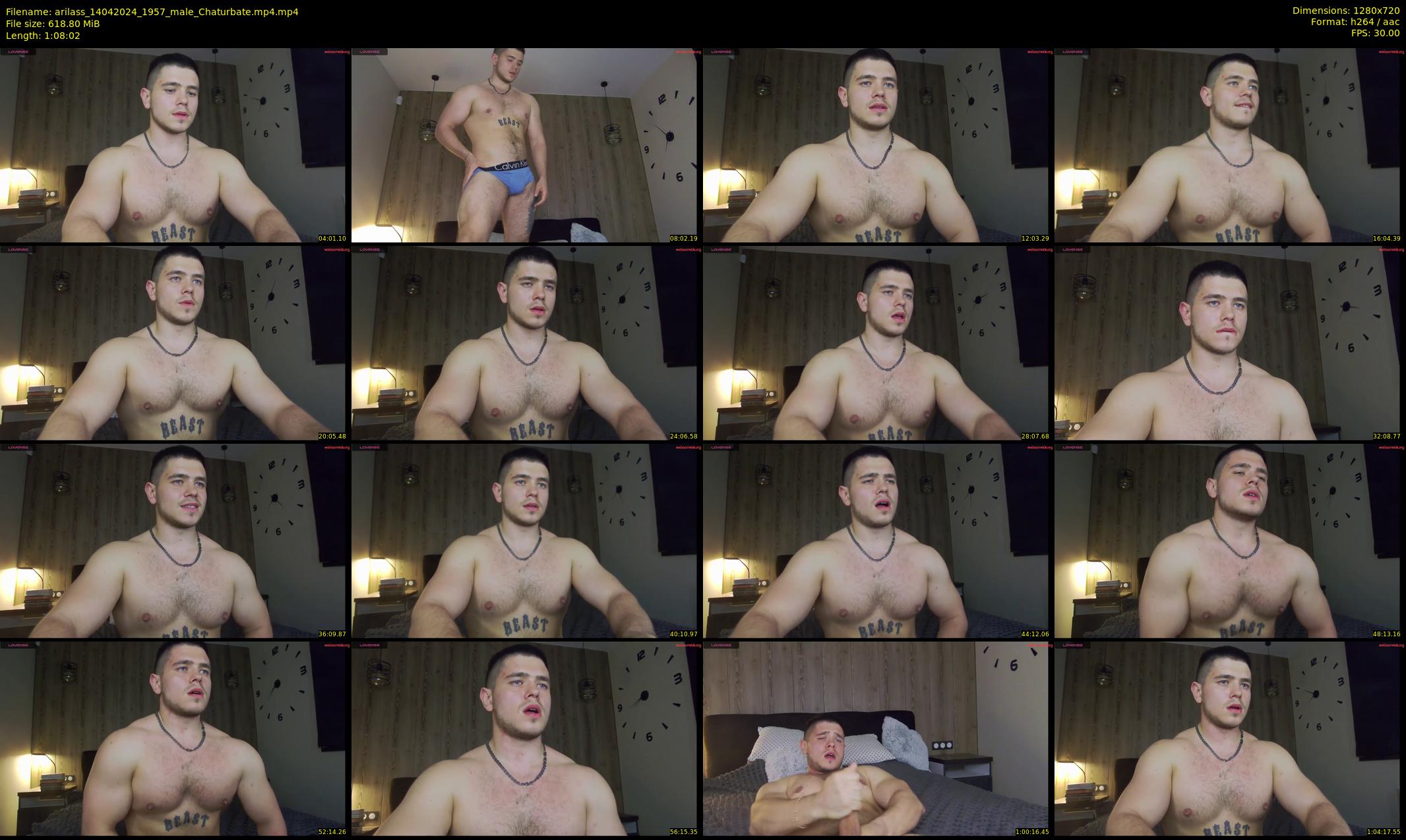 arilass — 69 minute Chaturbate male cam show recording, 720p, Apr 14, 2024