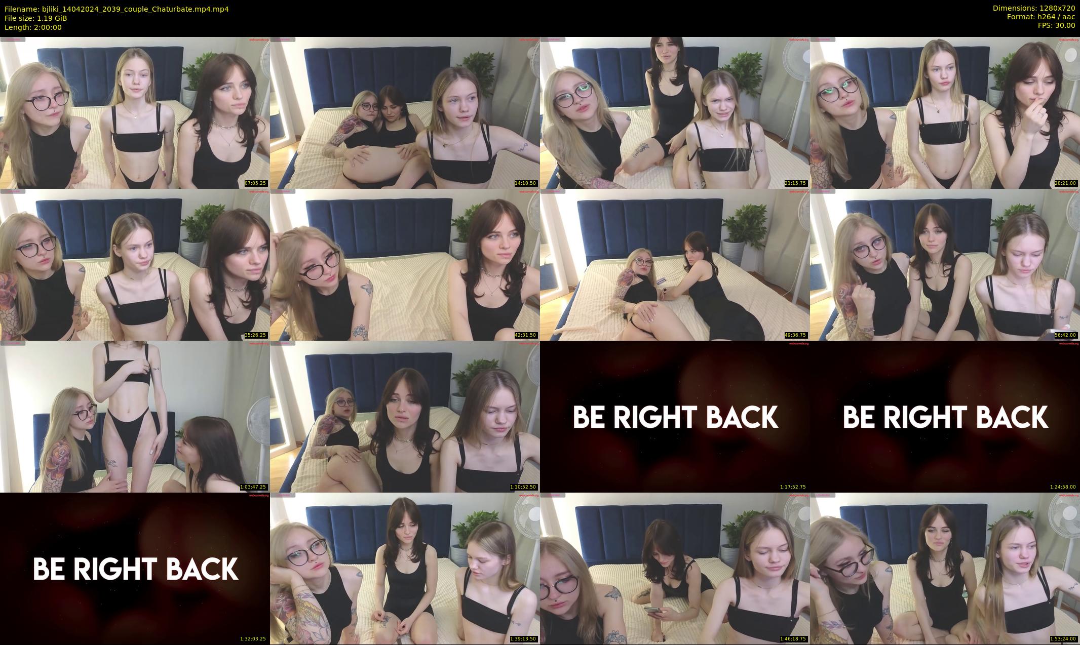 bjliki — 120 minute Chaturbate couple cam show recording, 720p, Apr 14, 2024