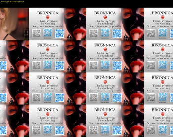 bronnica — 12 minute Chaturbate female cam show recording, 720p, Apr 14, 2024