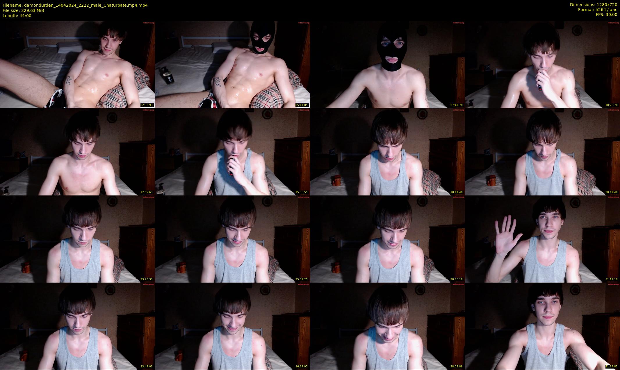 damondurden — 44 minute Chaturbate male cam show recording, 720p, Apr 14, 2024