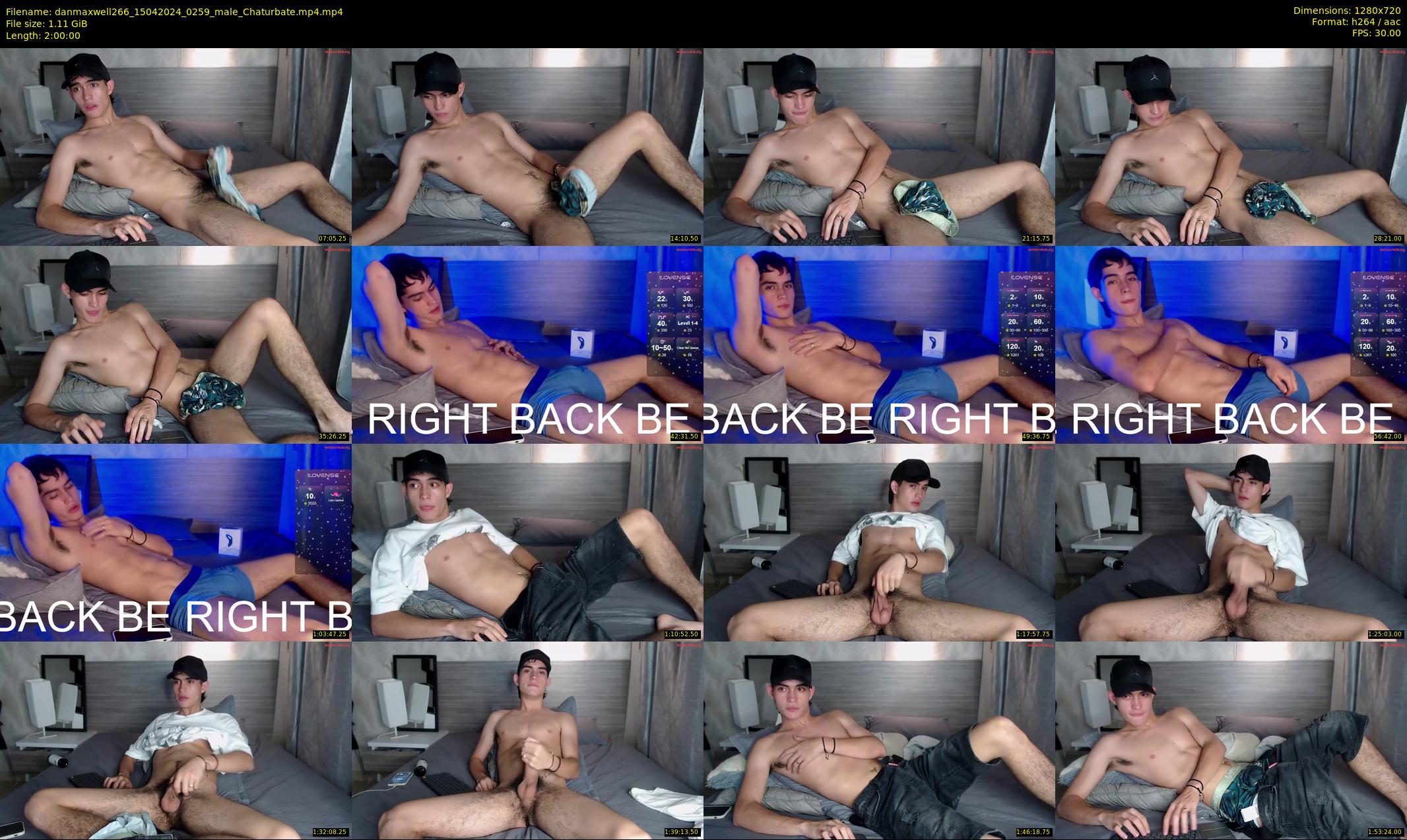 danmaxwell266 — 120 minute Chaturbate male cam show recording, 720p, Apr 15, 2024