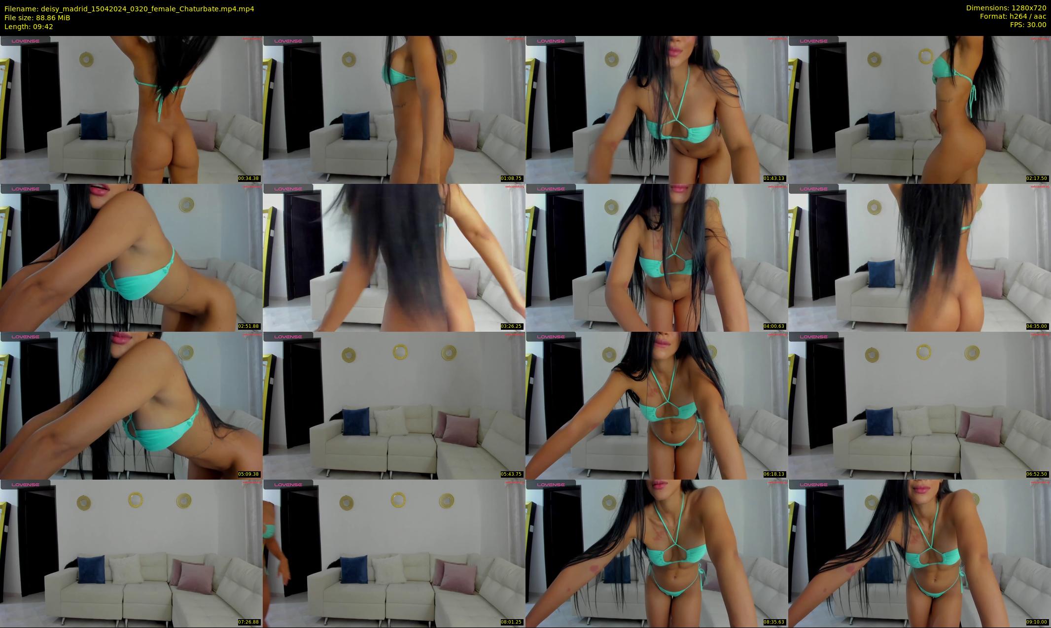 deisy_madrid — 10 minute Chaturbate female cam show recording, 720p, Apr 15, 2024