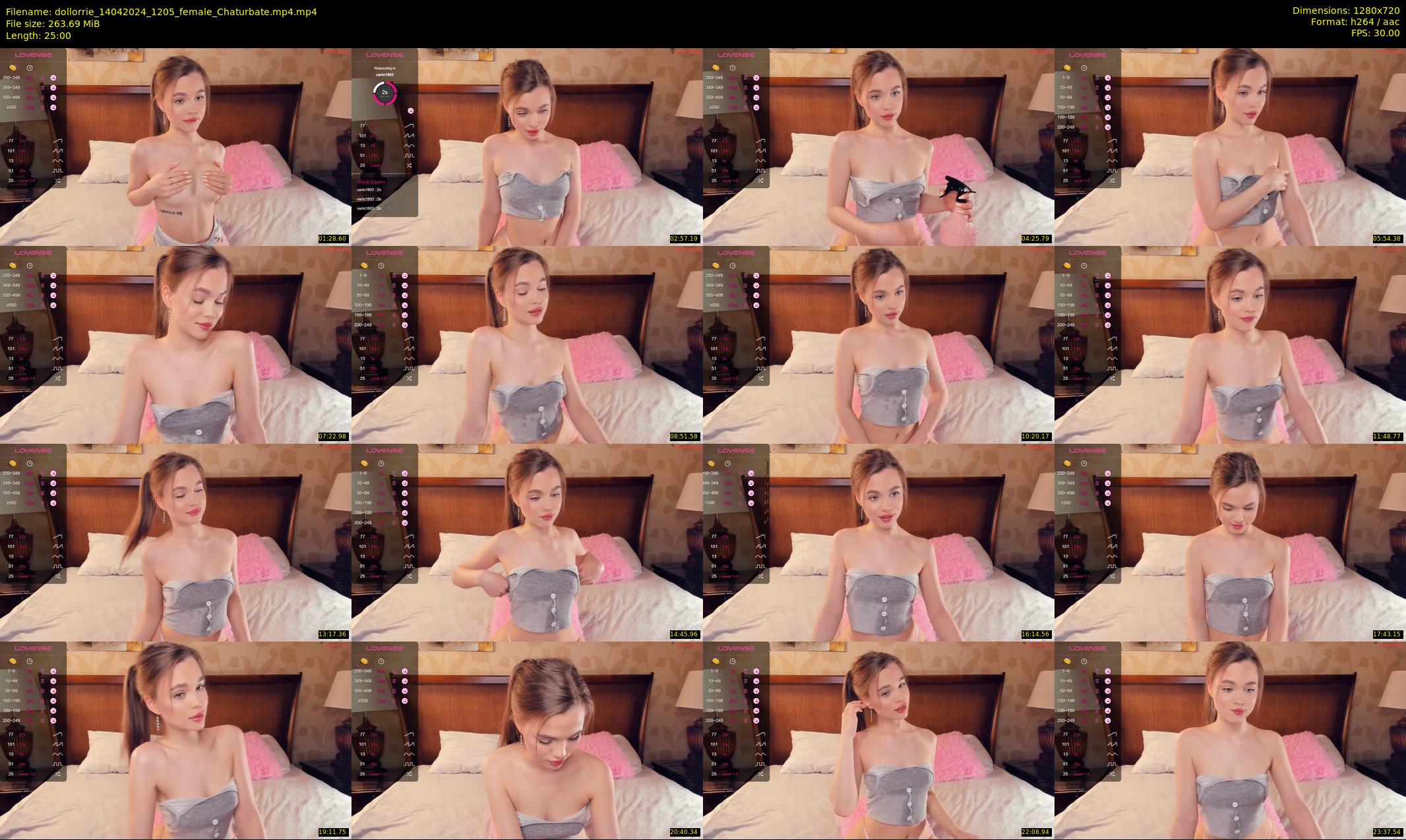 dollorrie — 25 minute Chaturbate couple cam show recording, 720p, Apr 14, 2024