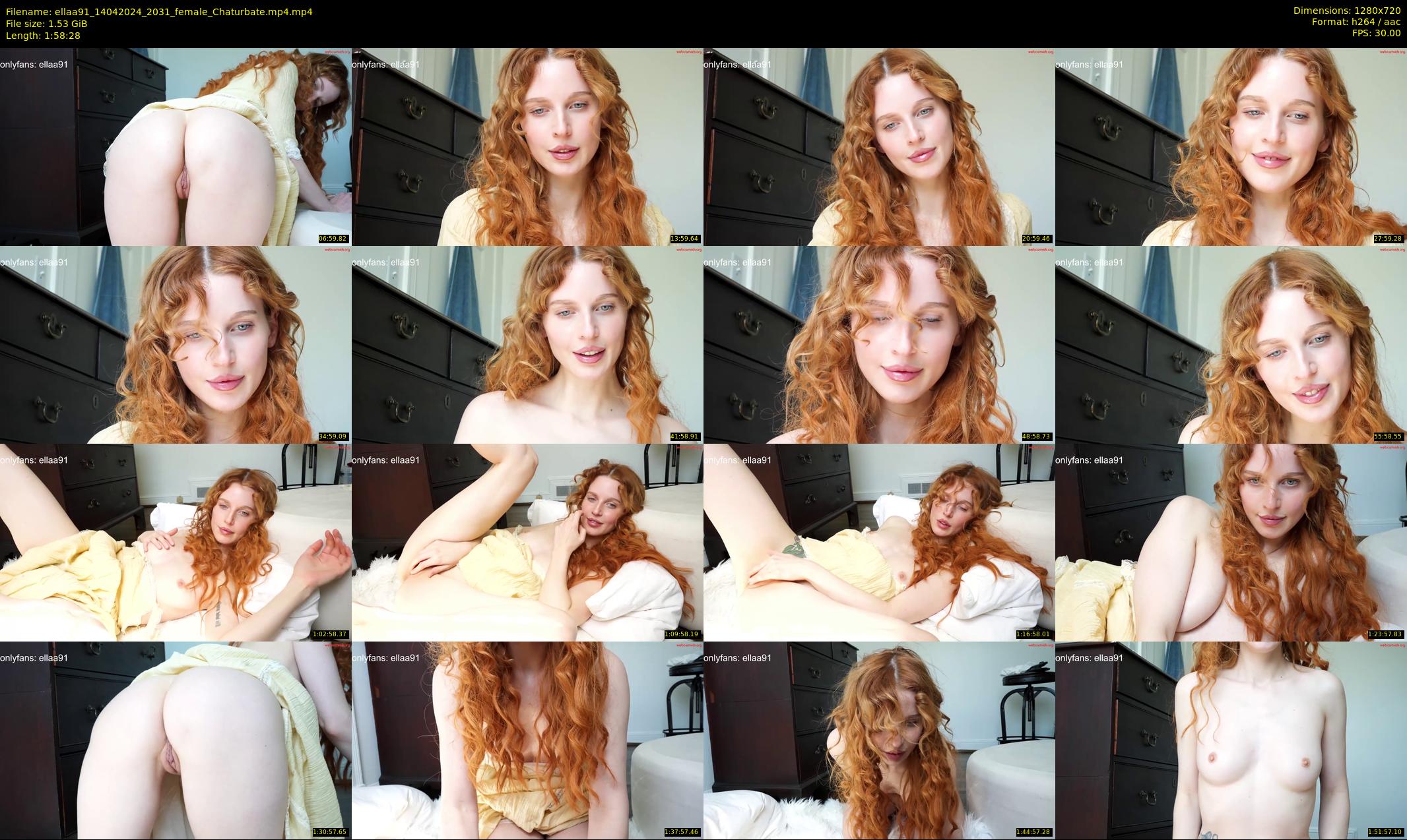 ellaa91 — 119 minute Chaturbate female cam show recording, 720p, Apr 14, 2024
