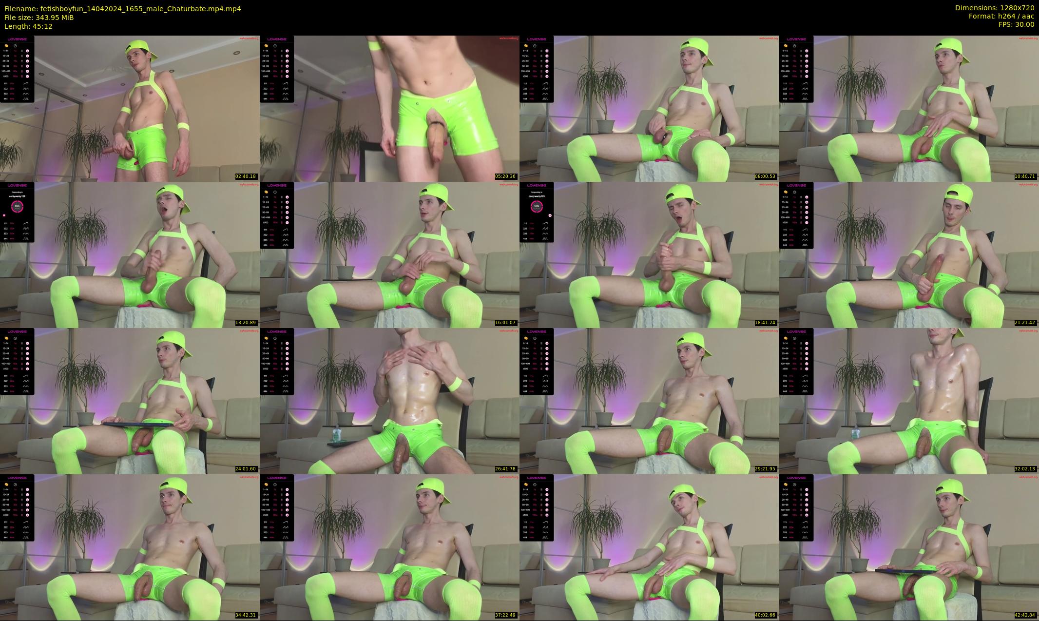 fetishboyfun — 46 minute Chaturbate male cam show recording, 720p, Apr 14, 2024