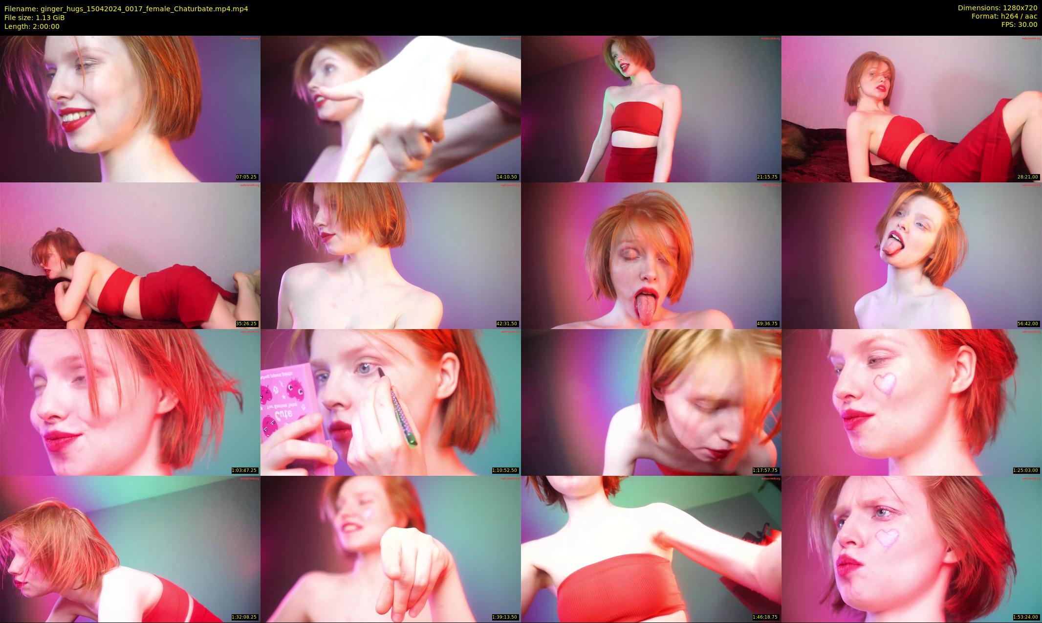 ginger_hugs — 120 minute Chaturbate female cam show recording, 720p, Apr 15, 2024