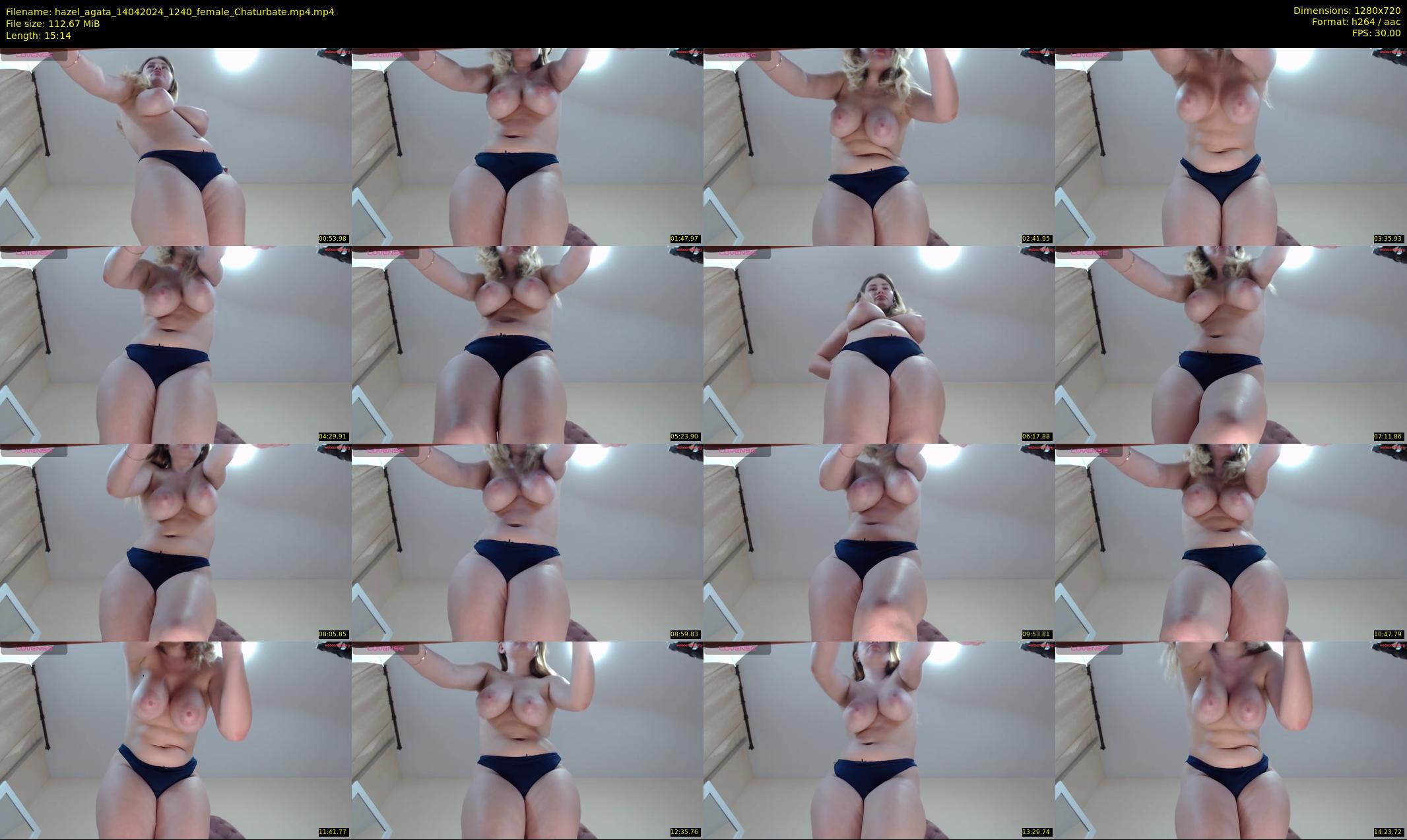 hazel_agata — 16 minute Chaturbate female cam show recording, 720p, Apr 14, 2024