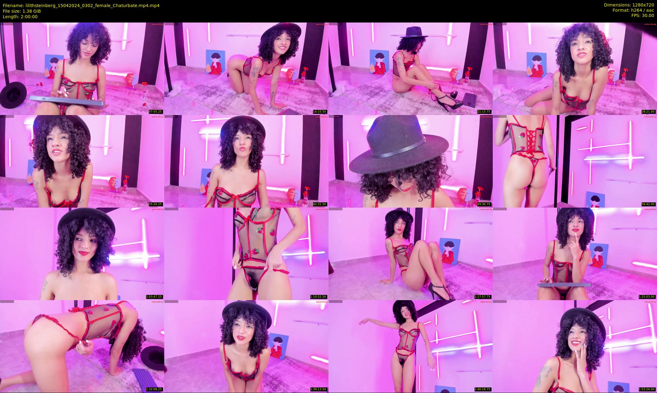 lilithsteinberg — 120 minute Chaturbate female cam show recording, 720p, Apr 15, 2024