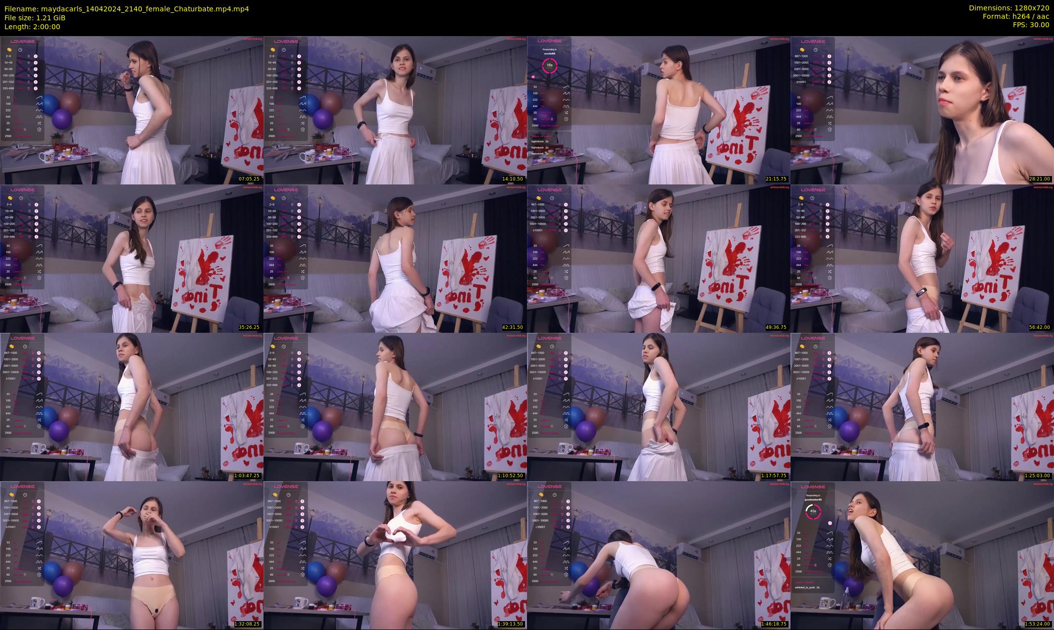 maydacarls — 120 minute Chaturbate female cam show recording, 720p, Apr 14, 2024