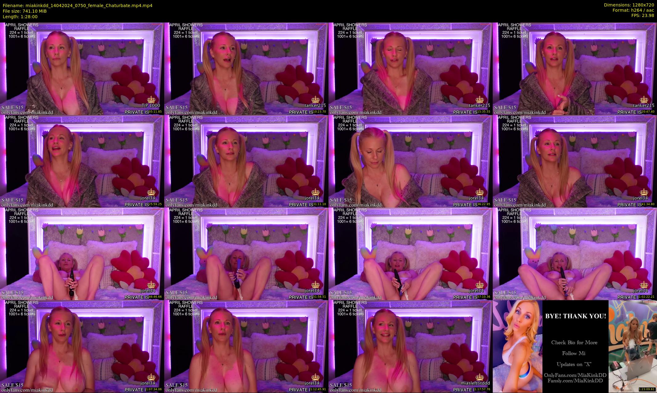 miakinkdd — 88 minute Chaturbate female cam show recording, 720p, Apr 14, 2024