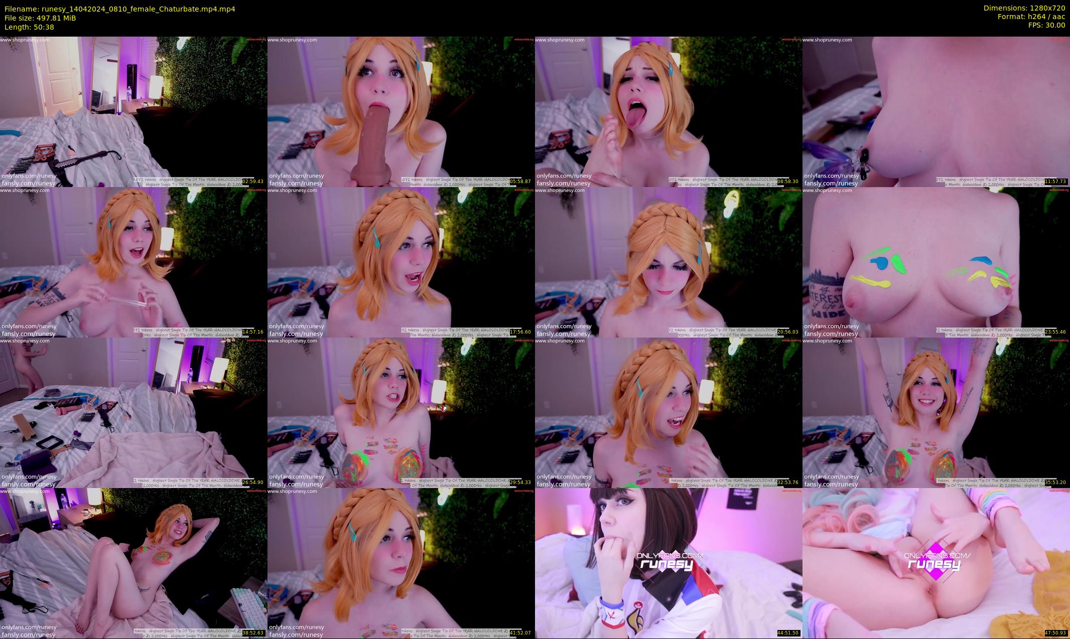 runesy — 51 minute Chaturbate female cam show recording, 720p, Apr 14, 2024