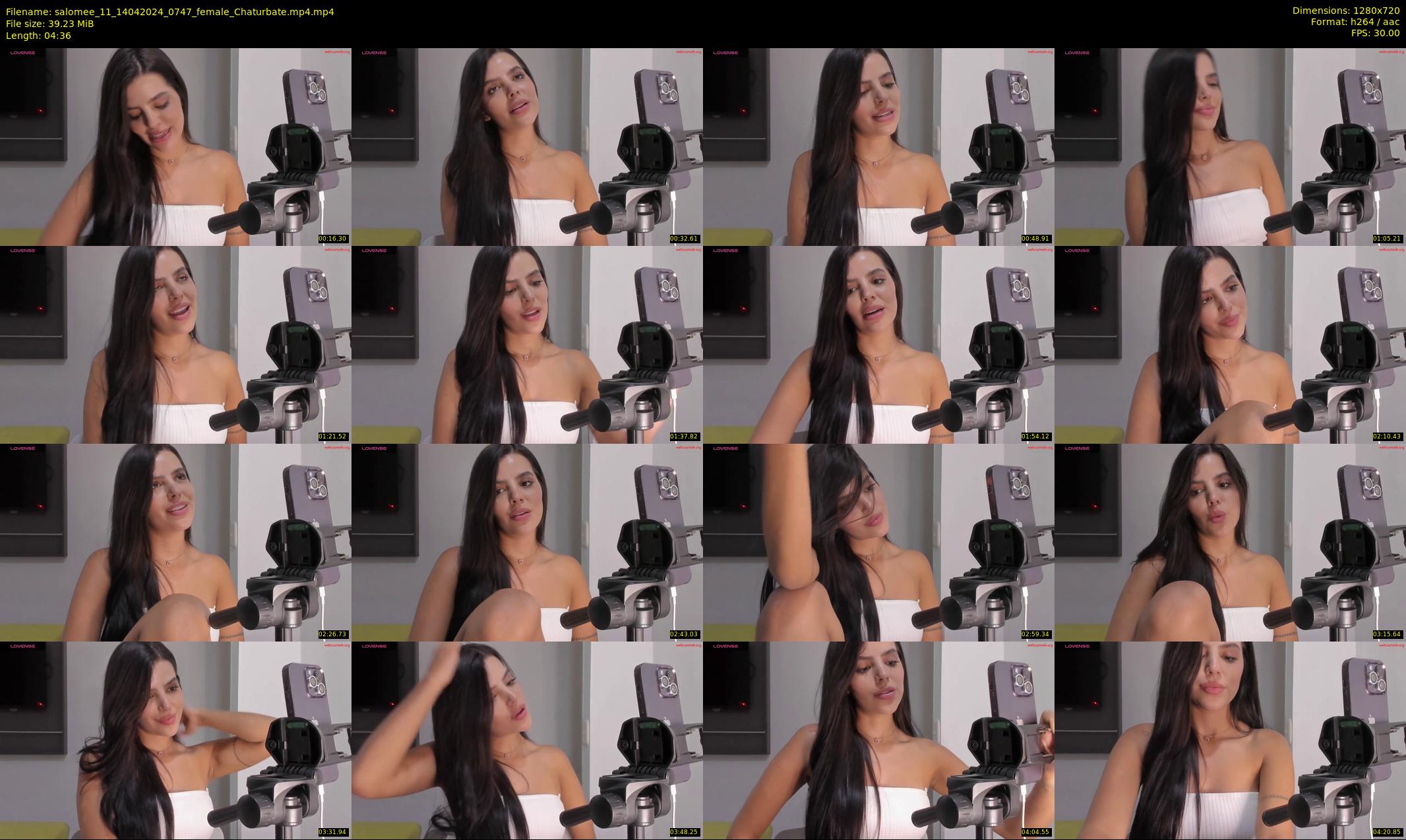 salomee_11 — 5 minute Chaturbate female cam show recording, 720p, Apr 14, 2024