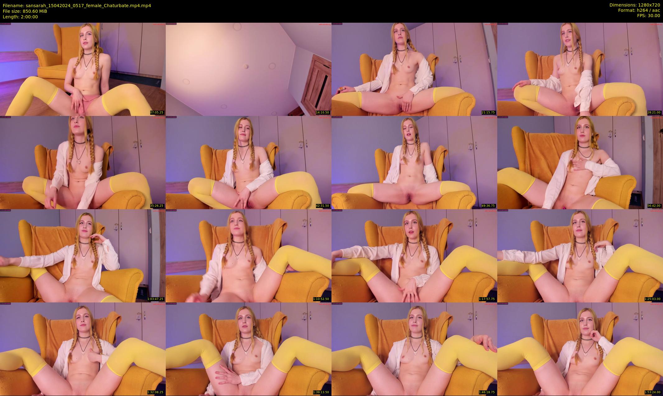 sansarah — 120 minute Chaturbate female cam show recording, 720p, Apr 15, 2024