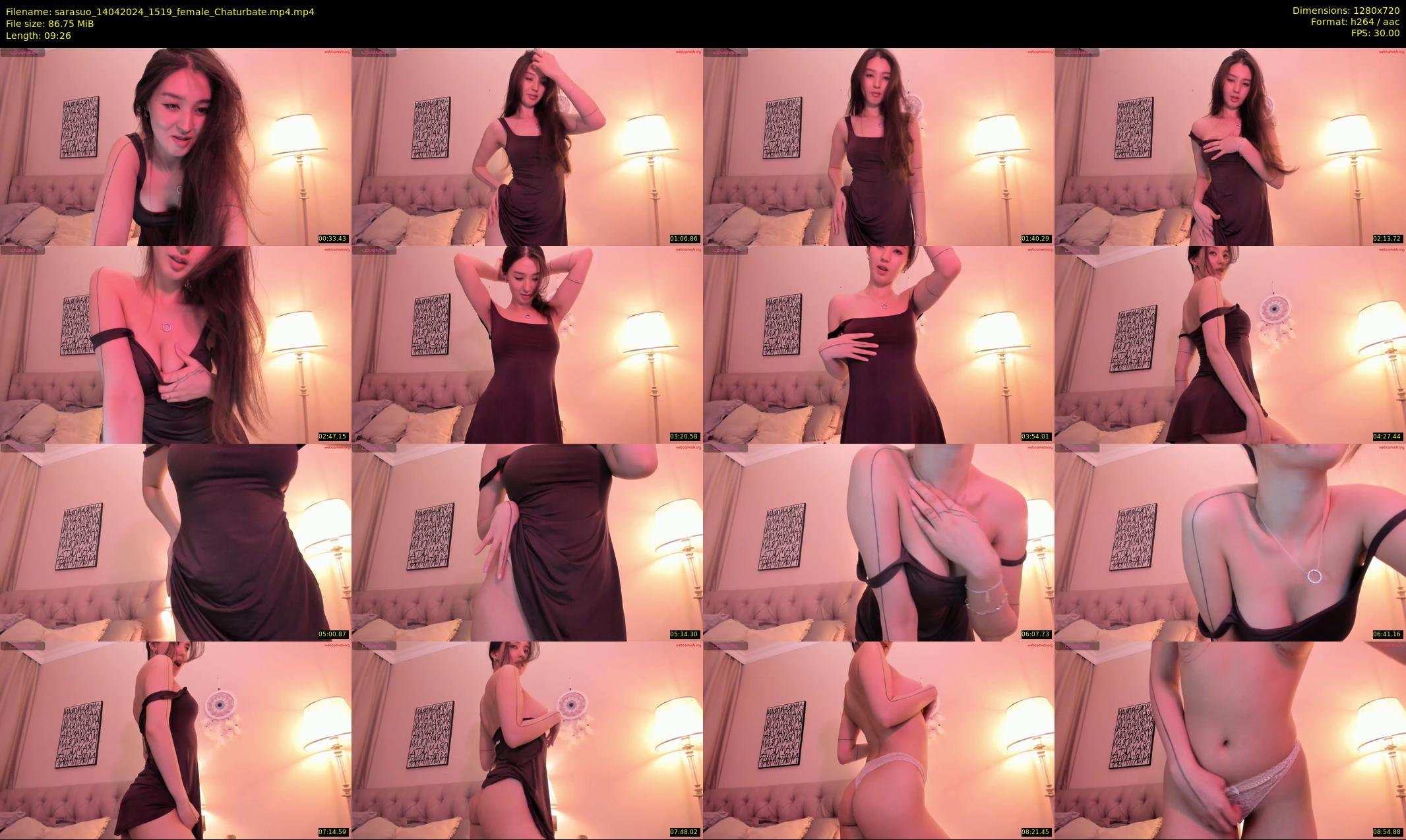sarasuo — 10 minute Chaturbate female cam show recording, 720p, Apr 14, 2024