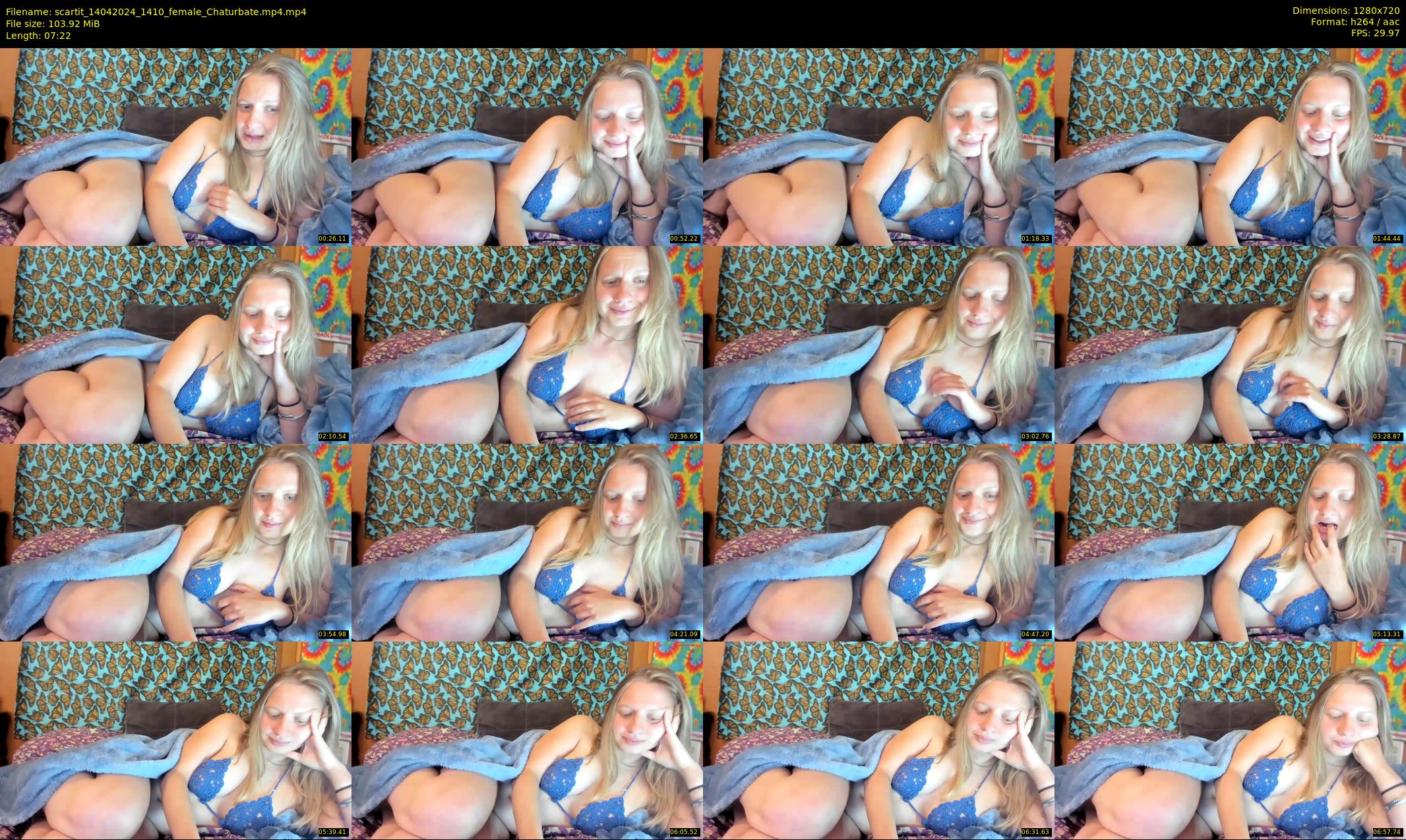 scartit — 8 minute Chaturbate female cam show recording, 720p, Apr 14, 2024