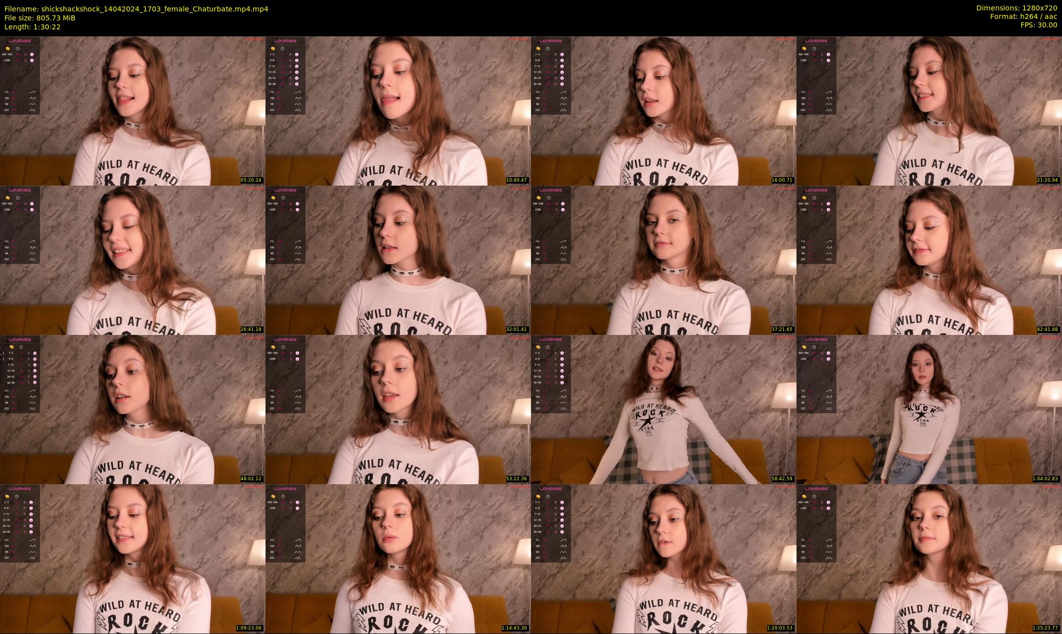shickshackshock — 91 minute Chaturbate female cam show recording, 720p, Apr 14, 2024