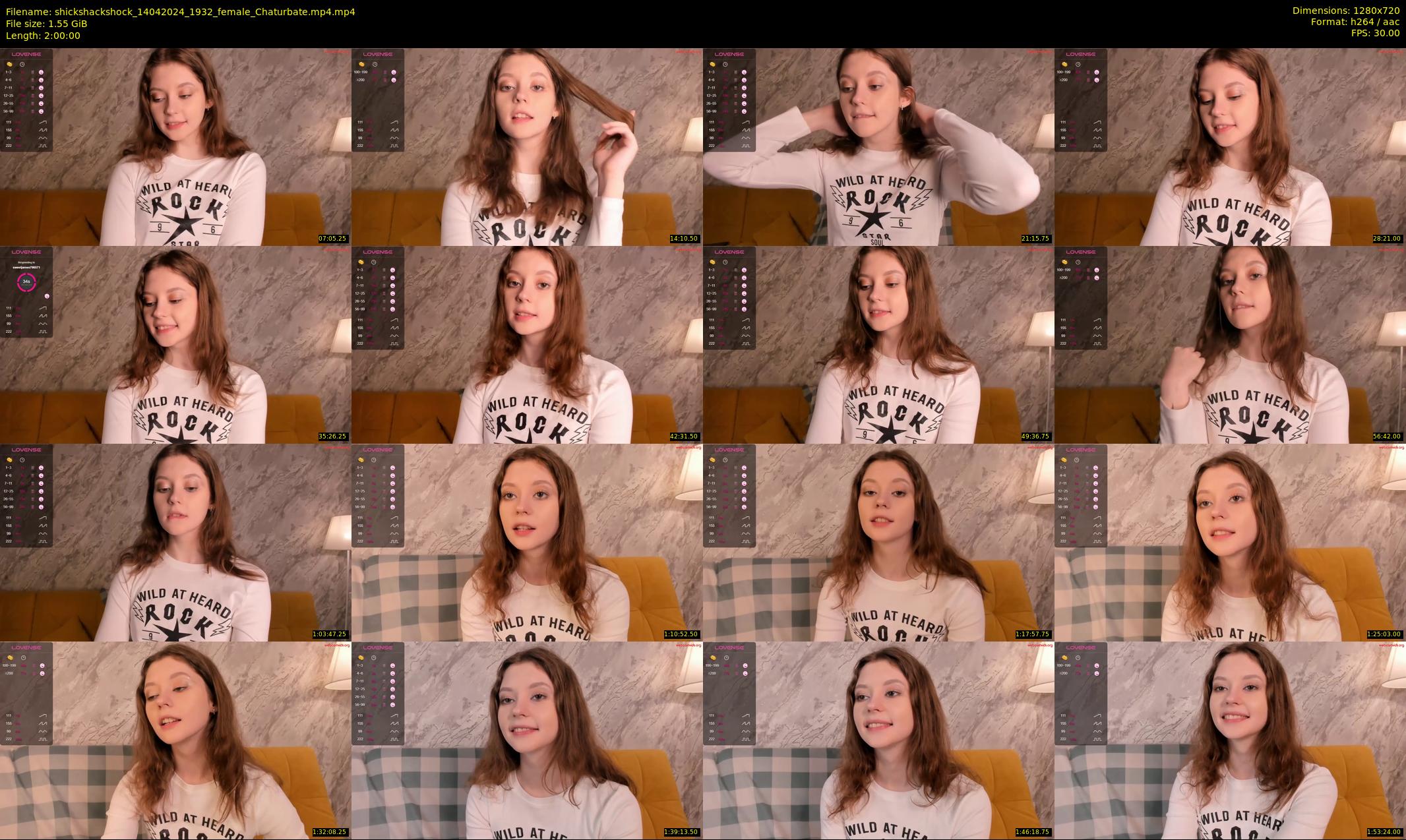 shickshackshock — 120 minute Chaturbate female cam show recording, 720p, Apr 14, 2024