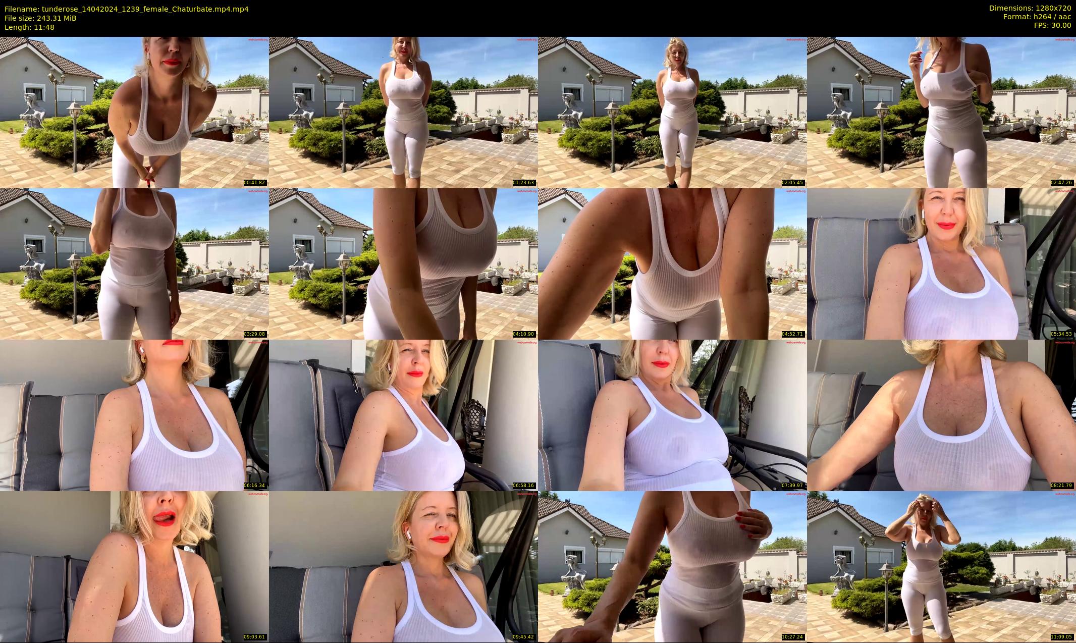 tunderose — 12 minute Chaturbate female cam show recording, 720p, Apr 14, 2024