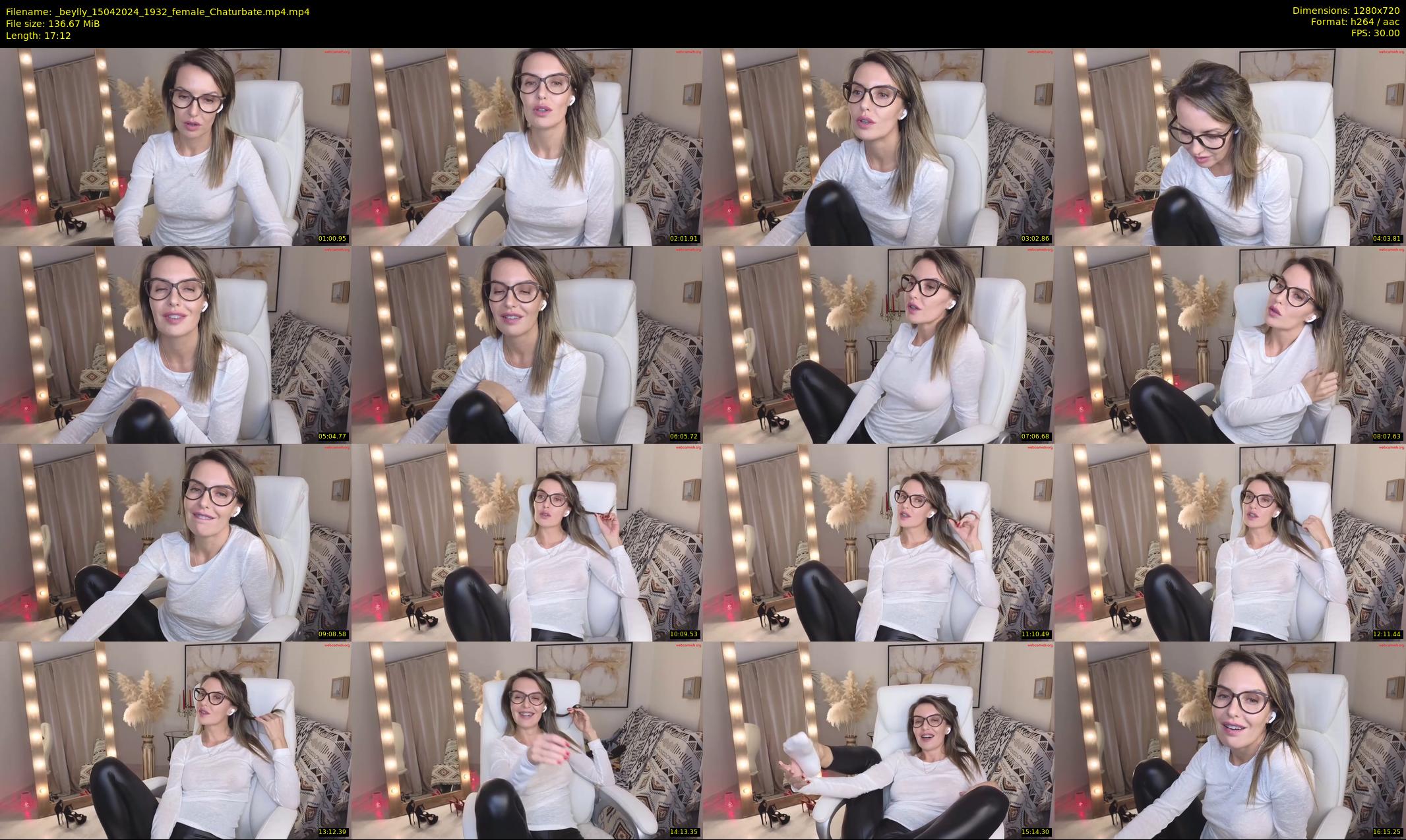 _beylly — 18 minute Chaturbate female cam show recording, 720p, Apr 15, 2024