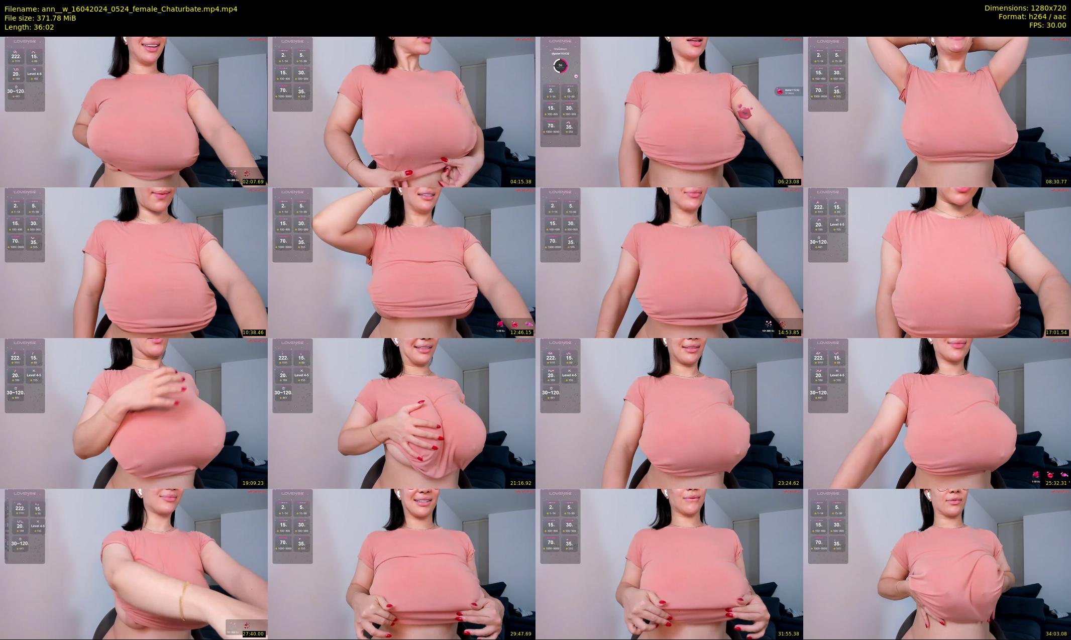 ann__w — 37 minute Chaturbate female cam show recording, 720p, Apr 16, 2024