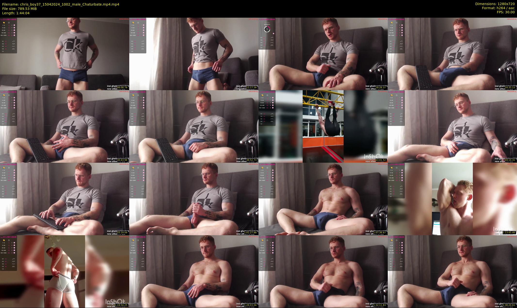 chris_boy37 — 105 minute Chaturbate male cam show recording, 720p, Apr 15, 2024