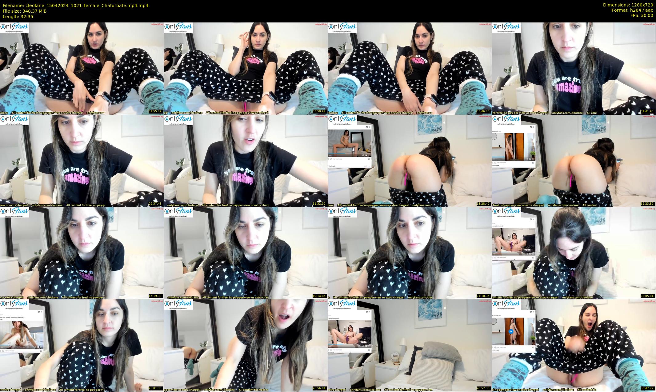 cleolane — 33 minute Chaturbate female cam show recording, 720p, Apr 15, 2024