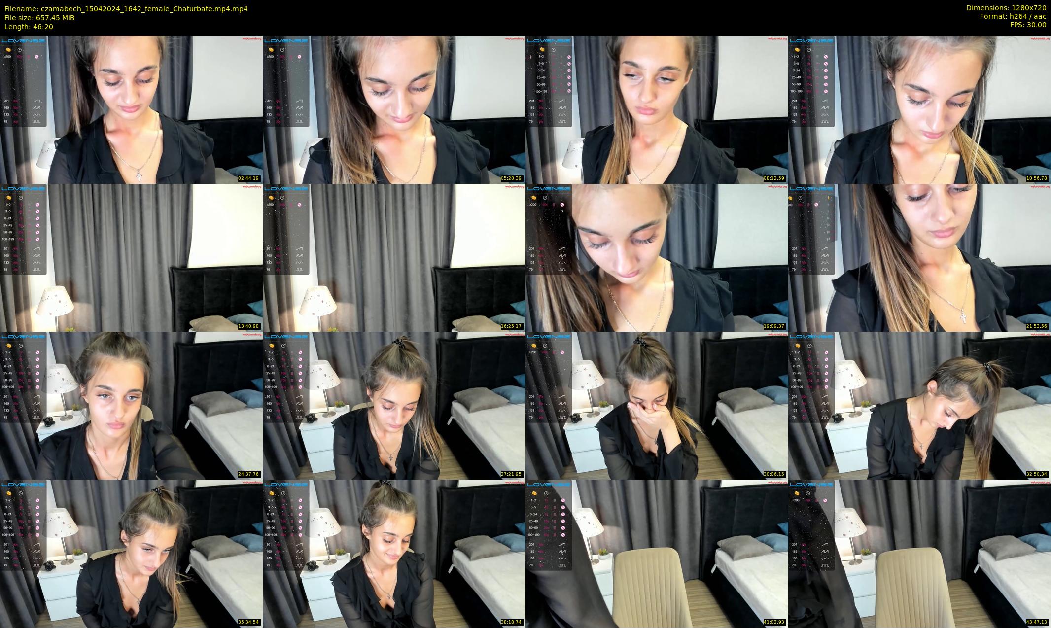 czamabech — 47 minute Chaturbate female cam show recording, 720p, Apr 15, 2024