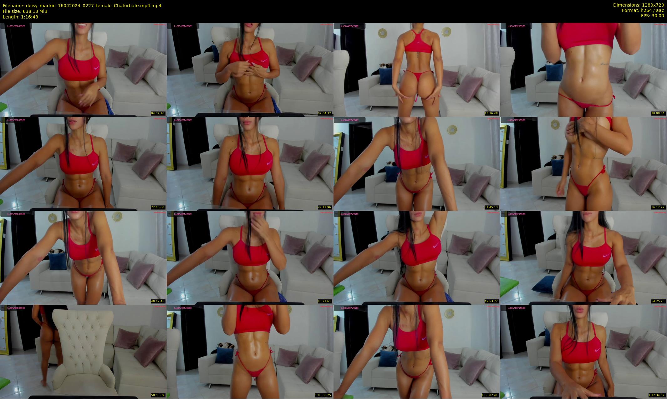 deisy_madrid — 77 minute Chaturbate female cam show recording, 720p, Apr 16, 2024