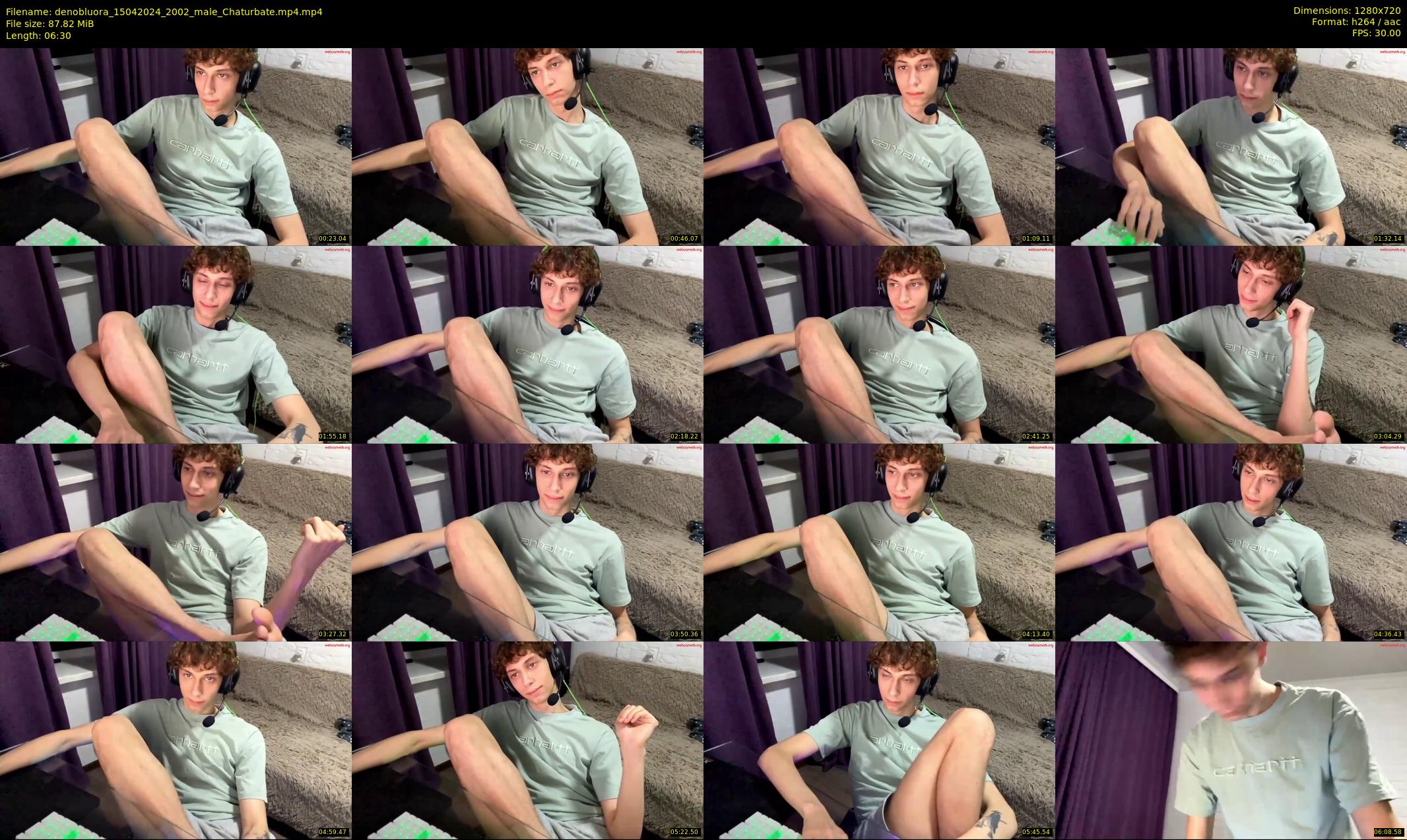 denobluora — 7 minute Chaturbate male cam show recording, 720p, Apr 15, 2024