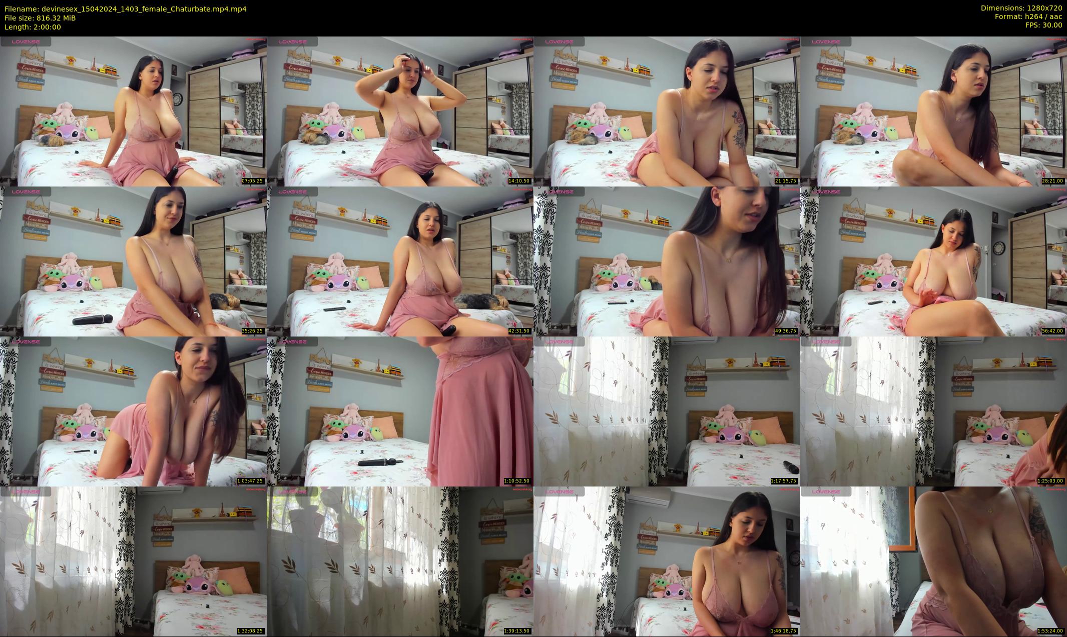 devinesex — 120 minute Chaturbate female cam show recording, 720p, Apr 15, 2024