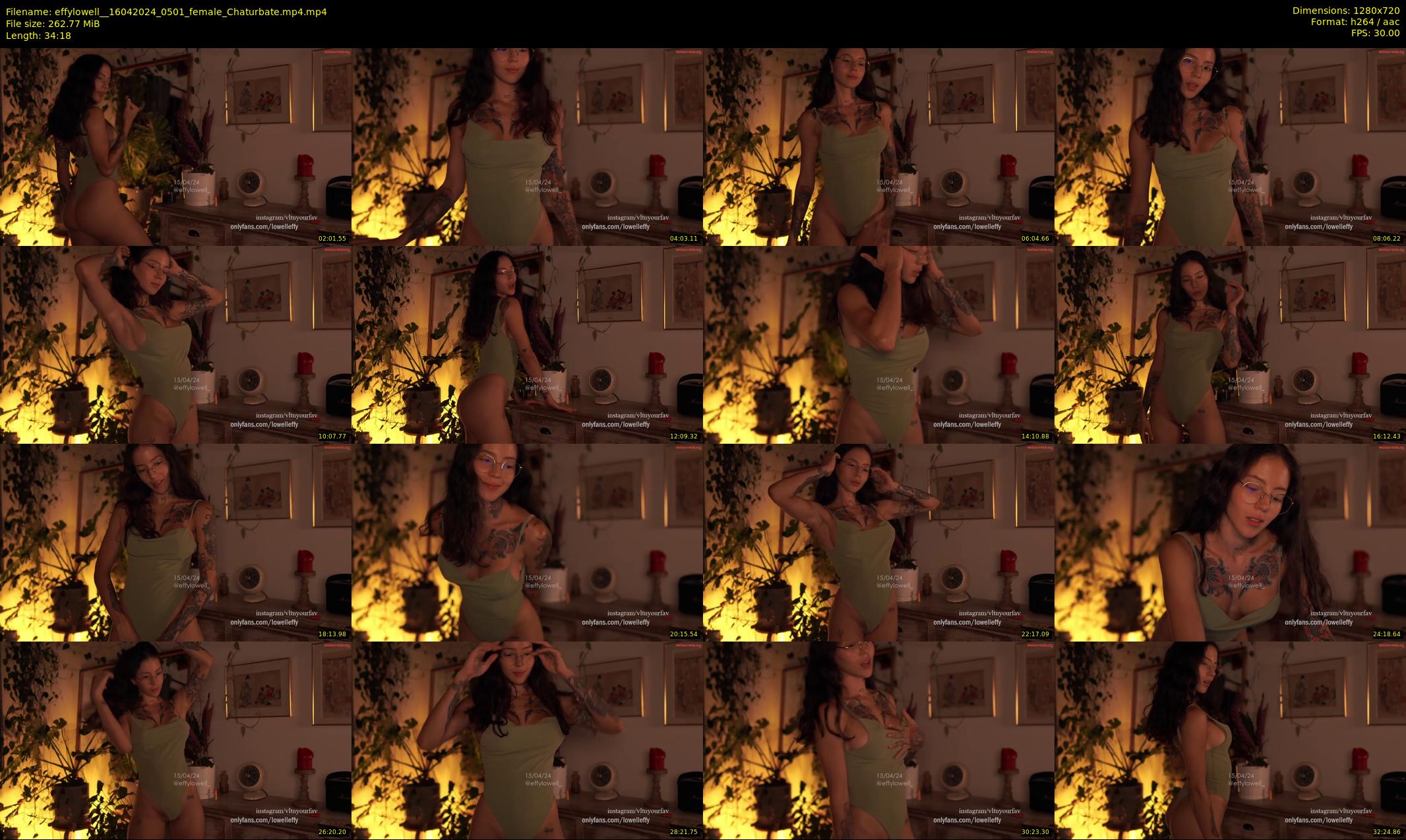 effylowell_ — 35 minute Chaturbate female cam show recording, 720p, Apr 16, 2024