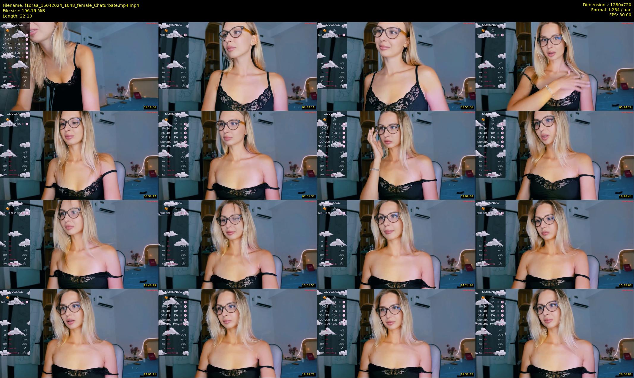 f1oraa — 23 minute Chaturbate female cam show recording, 720p, Apr 15, 2024