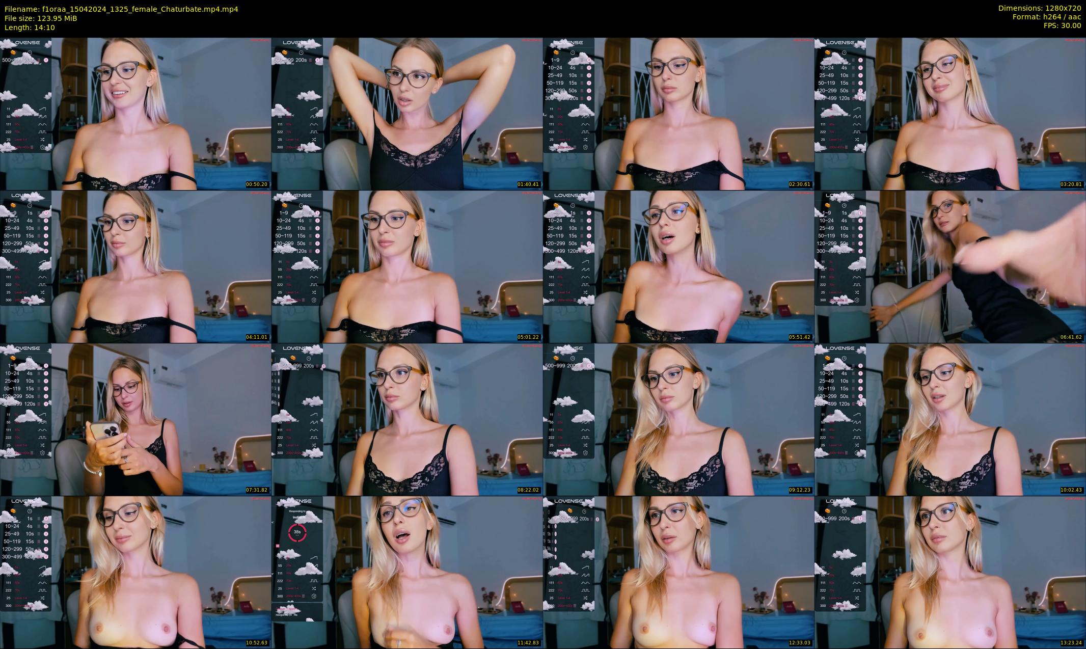 f1oraa — 15 minute Chaturbate female cam show recording, 720p, Apr 15, 2024