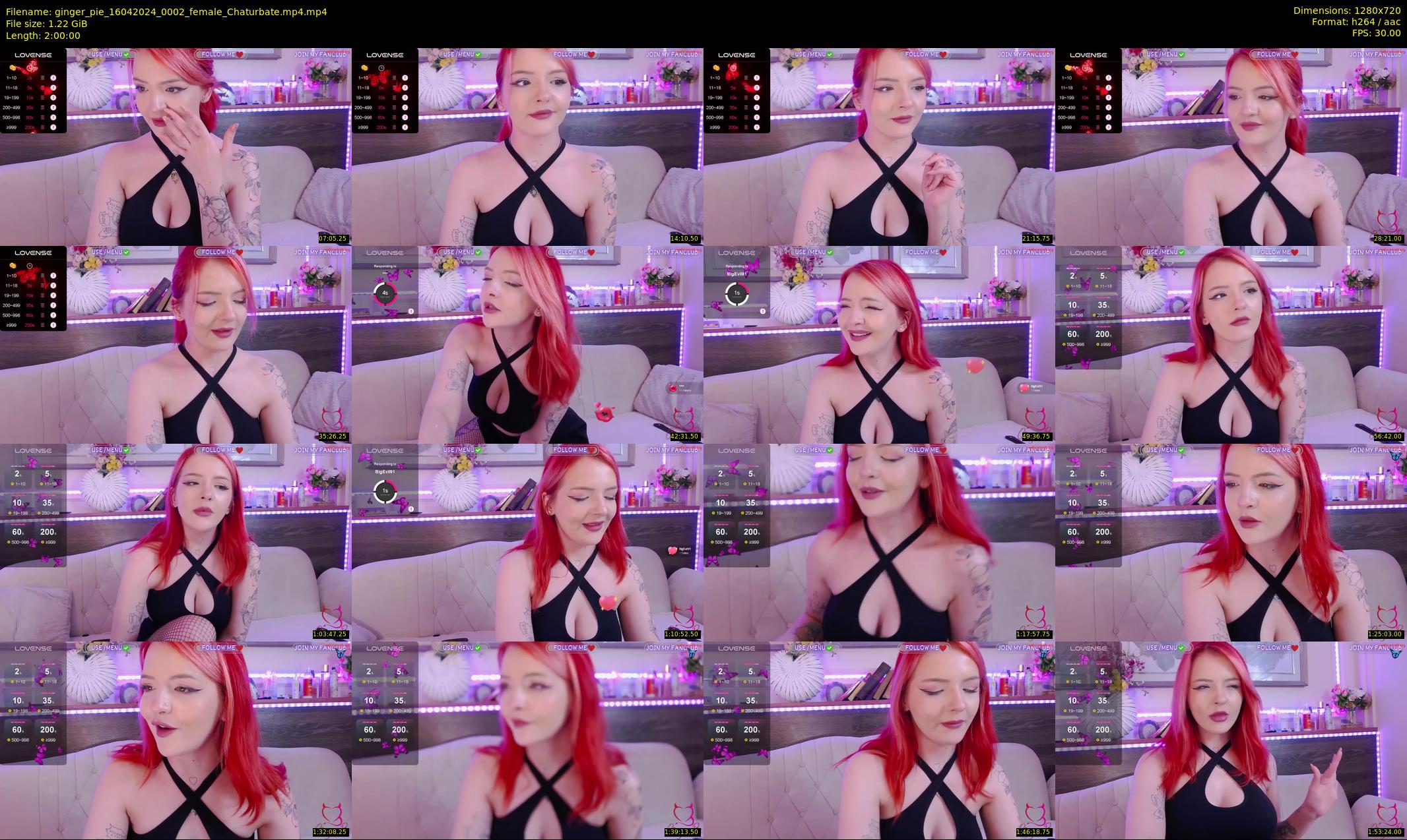 ginger_pie — 120 minute Chaturbate female cam show recording, 720p, Apr 16, 2024