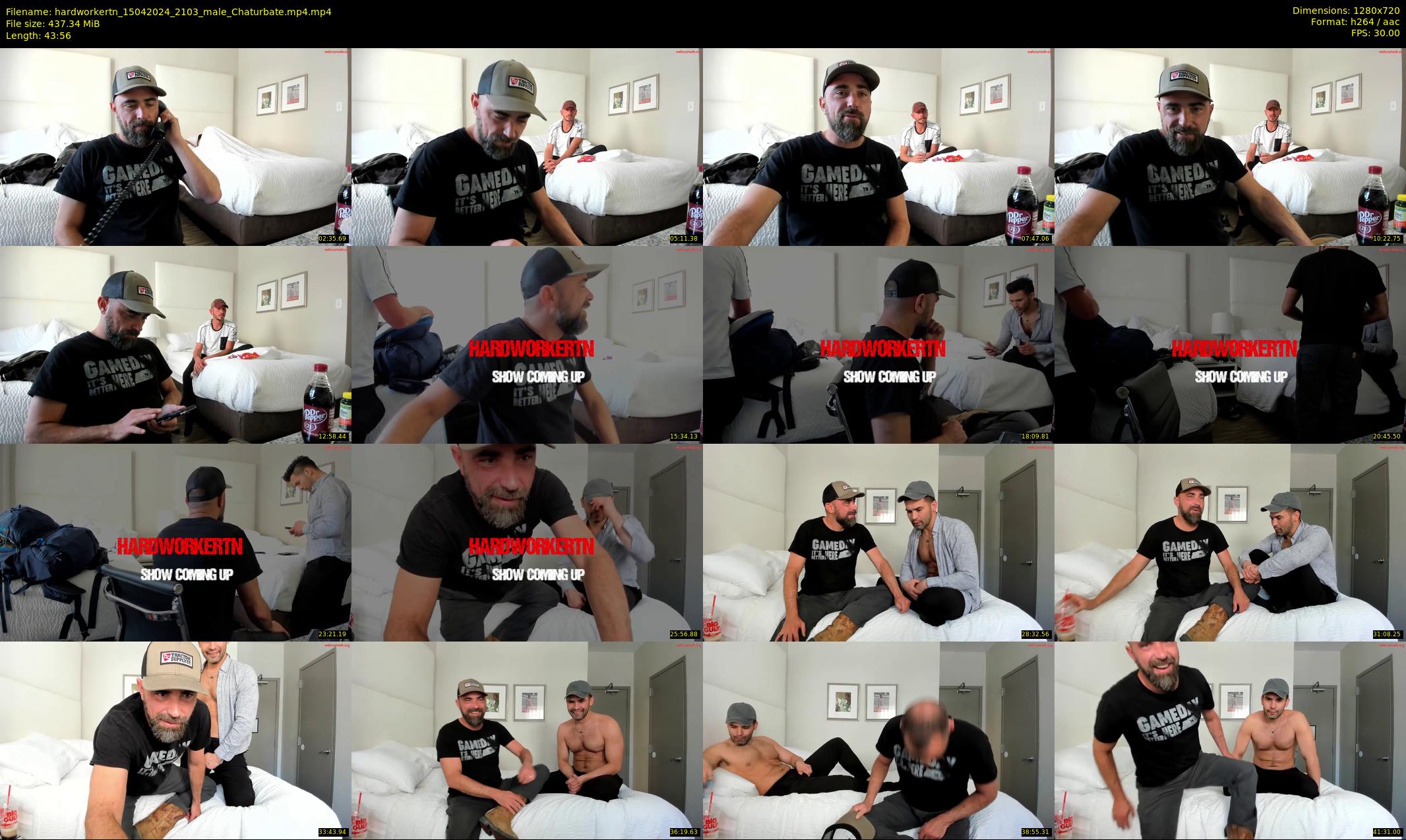 hardworkertn — 44 minute Chaturbate male cam show recording, 720p, Apr 15, 2024