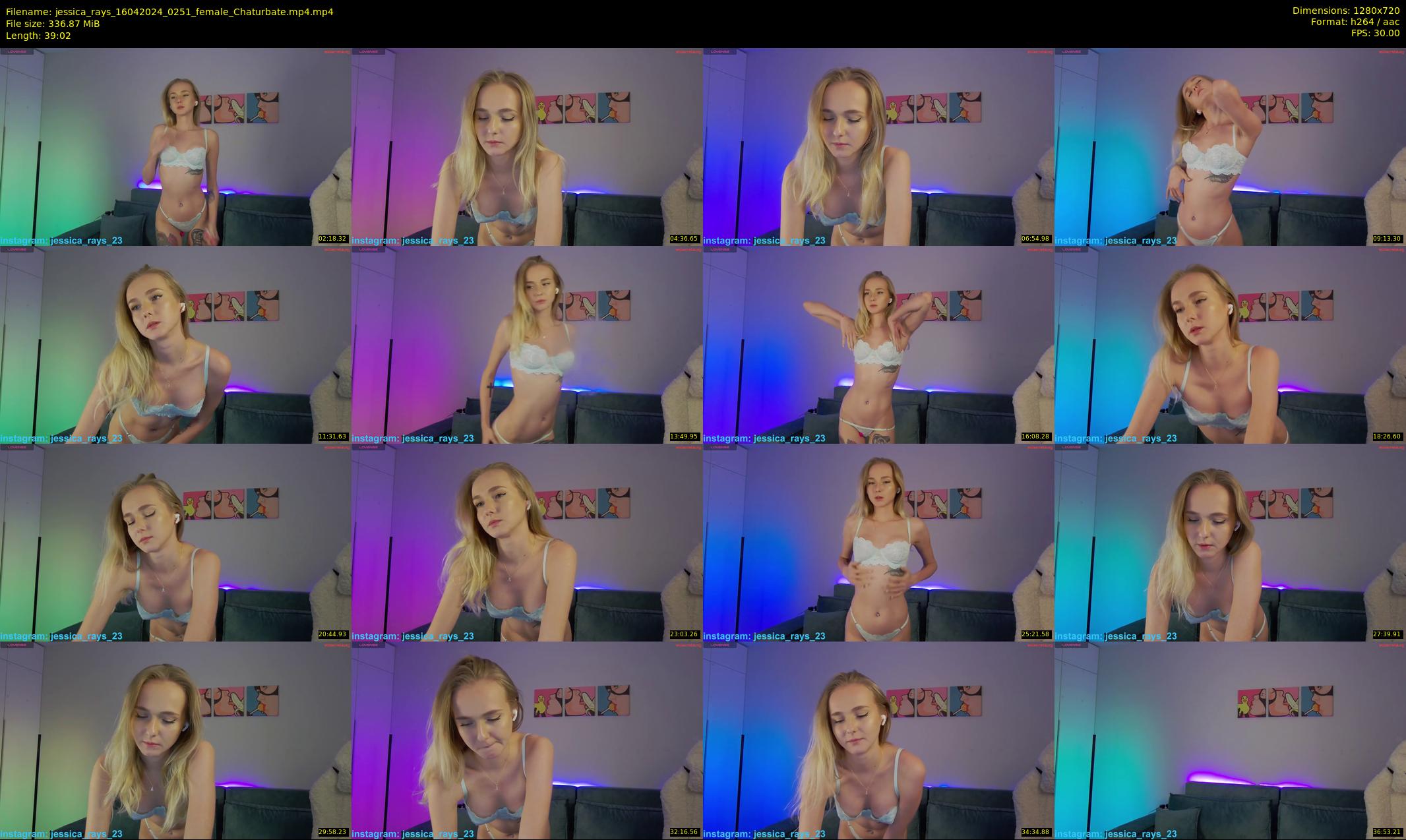 jessica_rays — 40 minute Chaturbate couple cam show recording, 720p, Apr 16, 2024