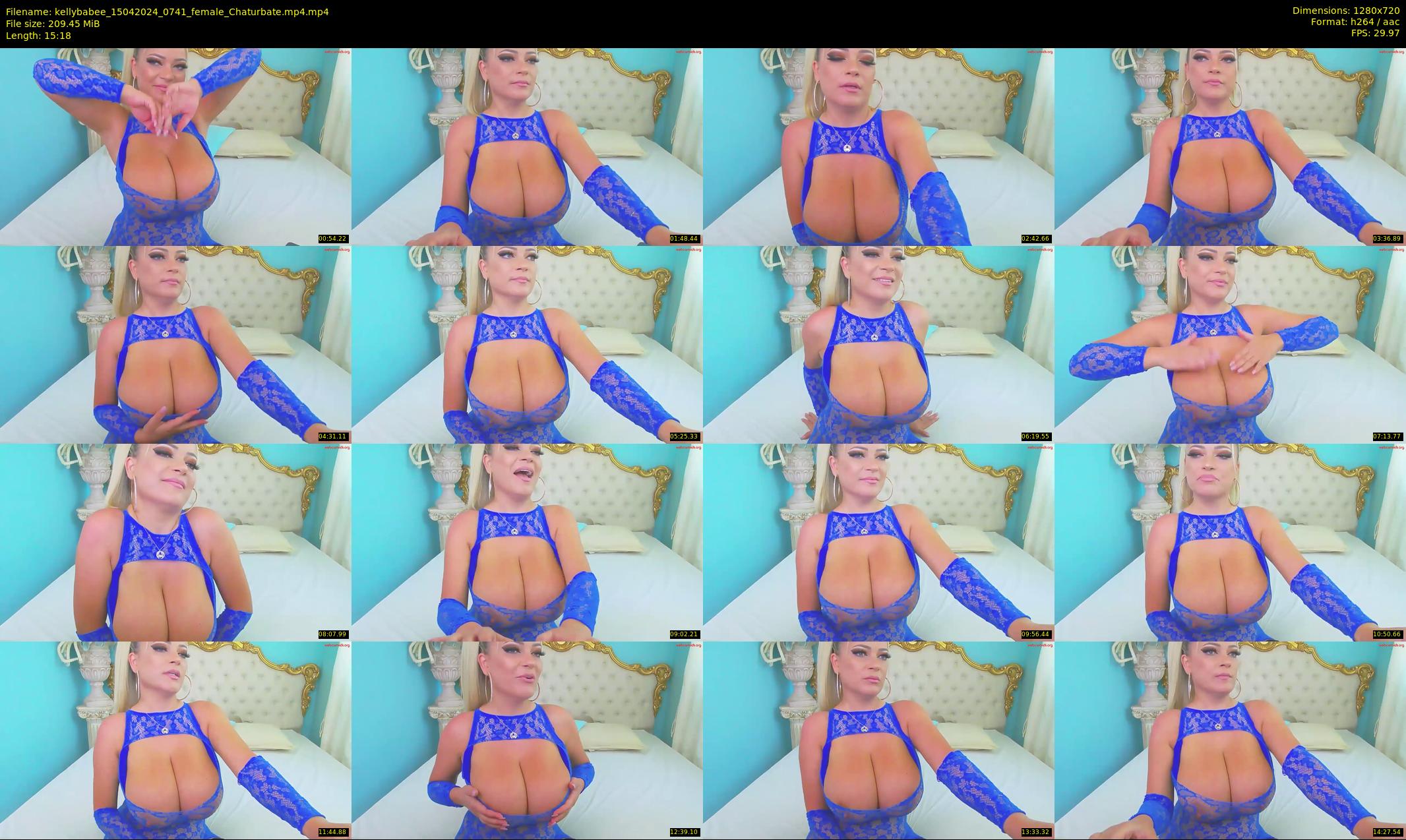 kellybabee — 16 minute Chaturbate female cam show recording, 720p, Apr 15, 2024