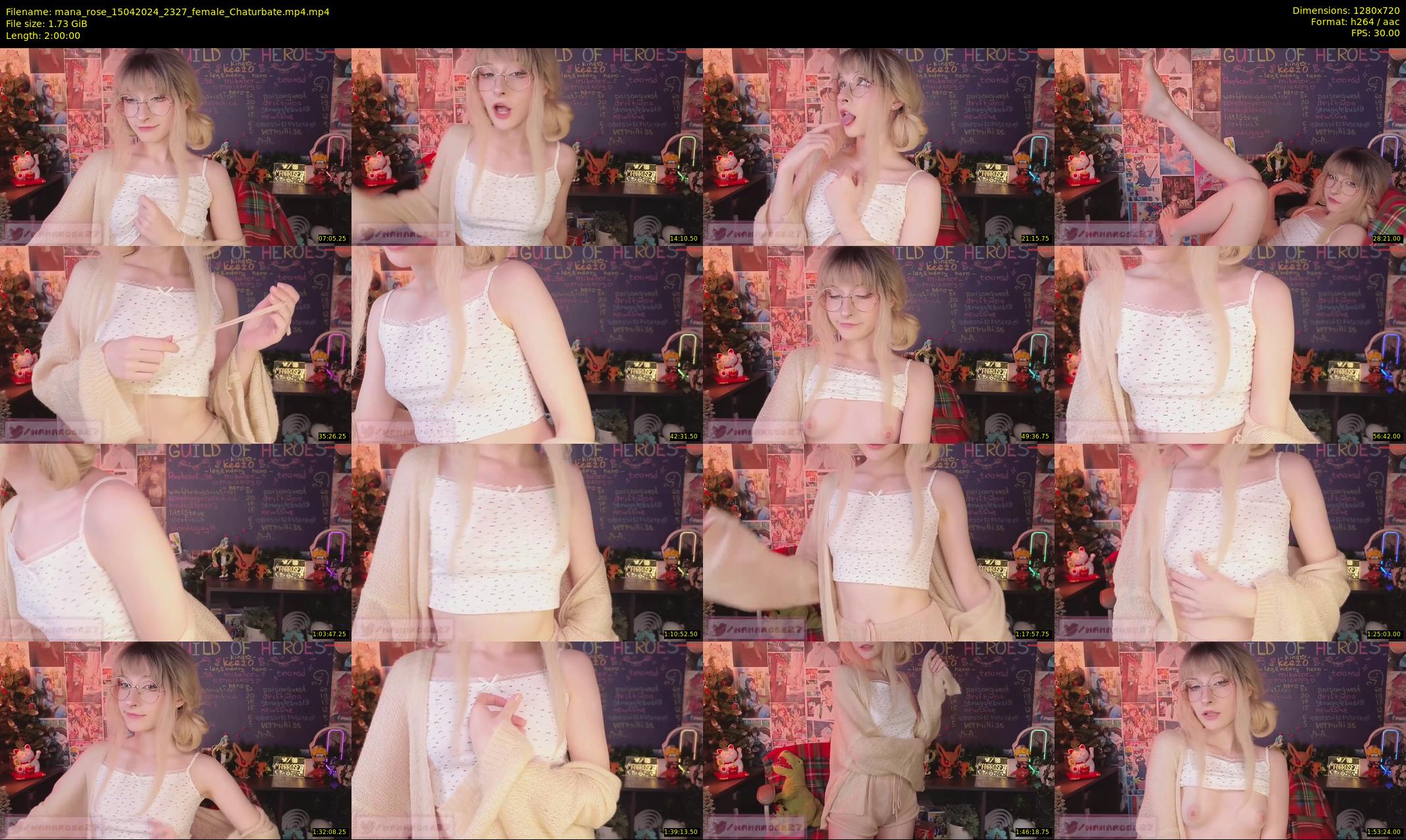 mana_rose — 120 minute Chaturbate female cam show recording, 720p, Apr 15, 2024