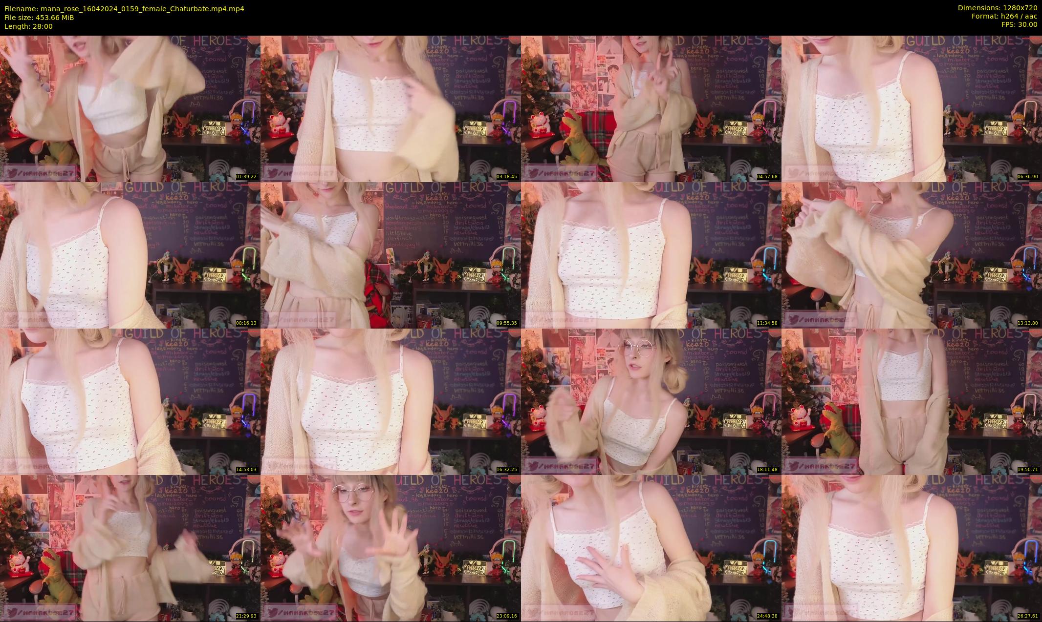 mana_rose — 28 minute Chaturbate female cam show recording, 720p, Apr 16, 2024