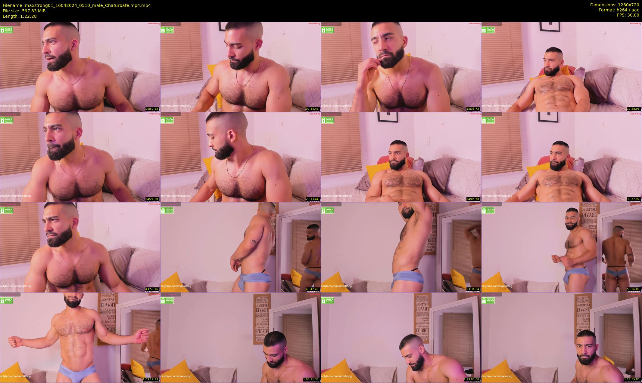 maxstrong01 — 83 minute Chaturbate male cam show recording, 720p, Apr 16, 2024