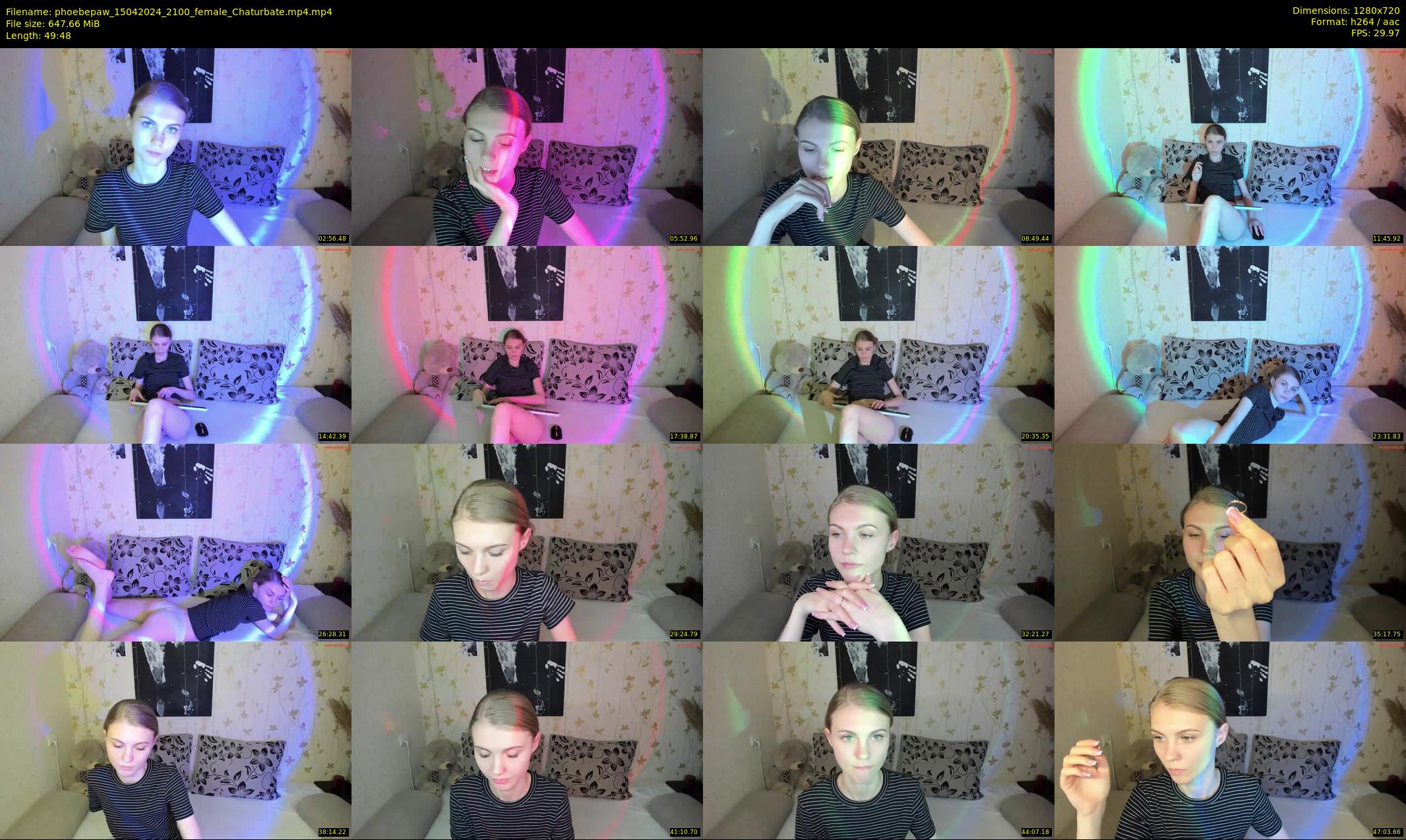 phoebepaw — 50 minute Chaturbate female cam show recording, 720p, Apr 15, 2024