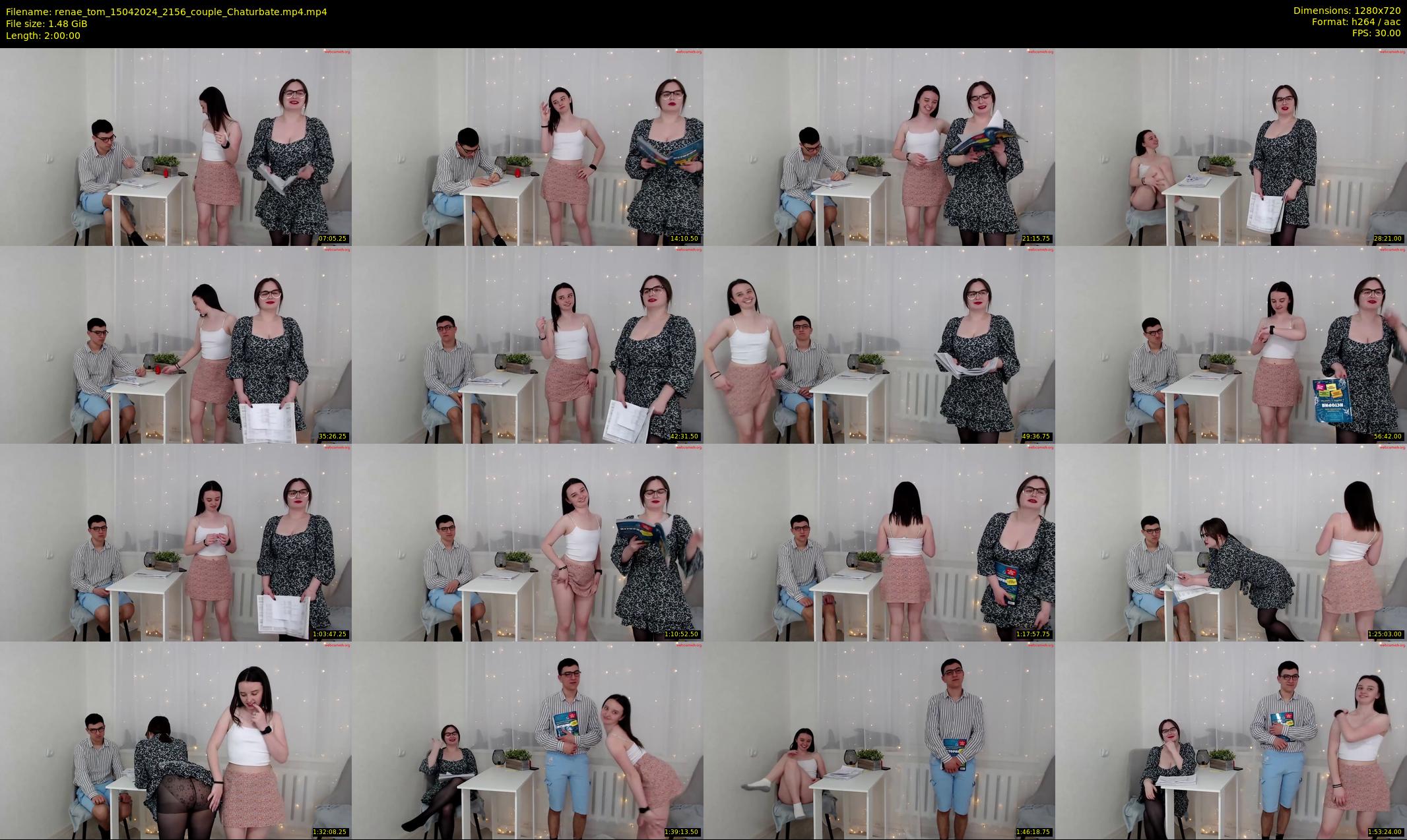 renae_tom — 120 minute Chaturbate couple cam show recording, 720p, Apr 15, 2024